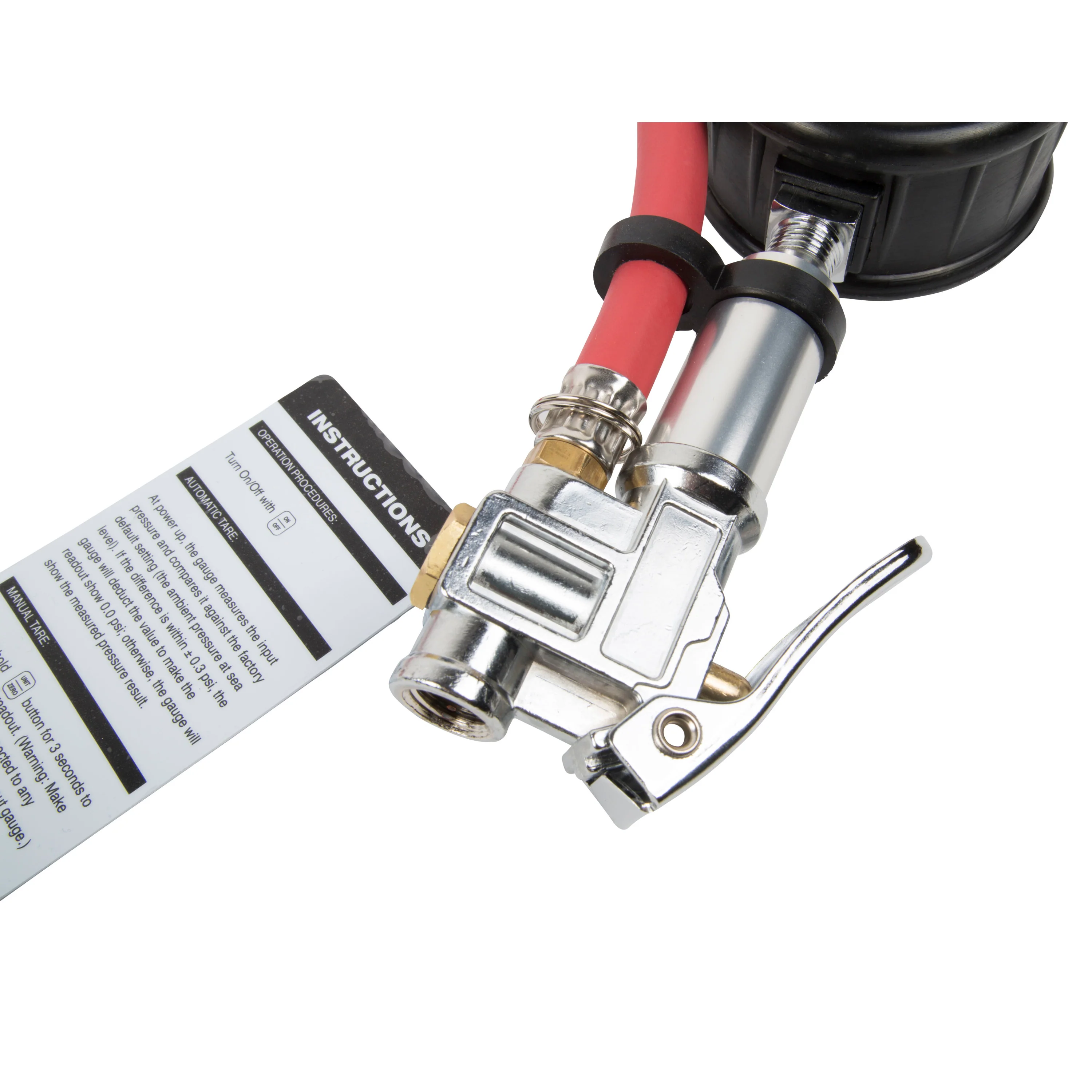 0-150 PSI Digital Gauge Inflator with 5-Foot Whip Hose - Image 5