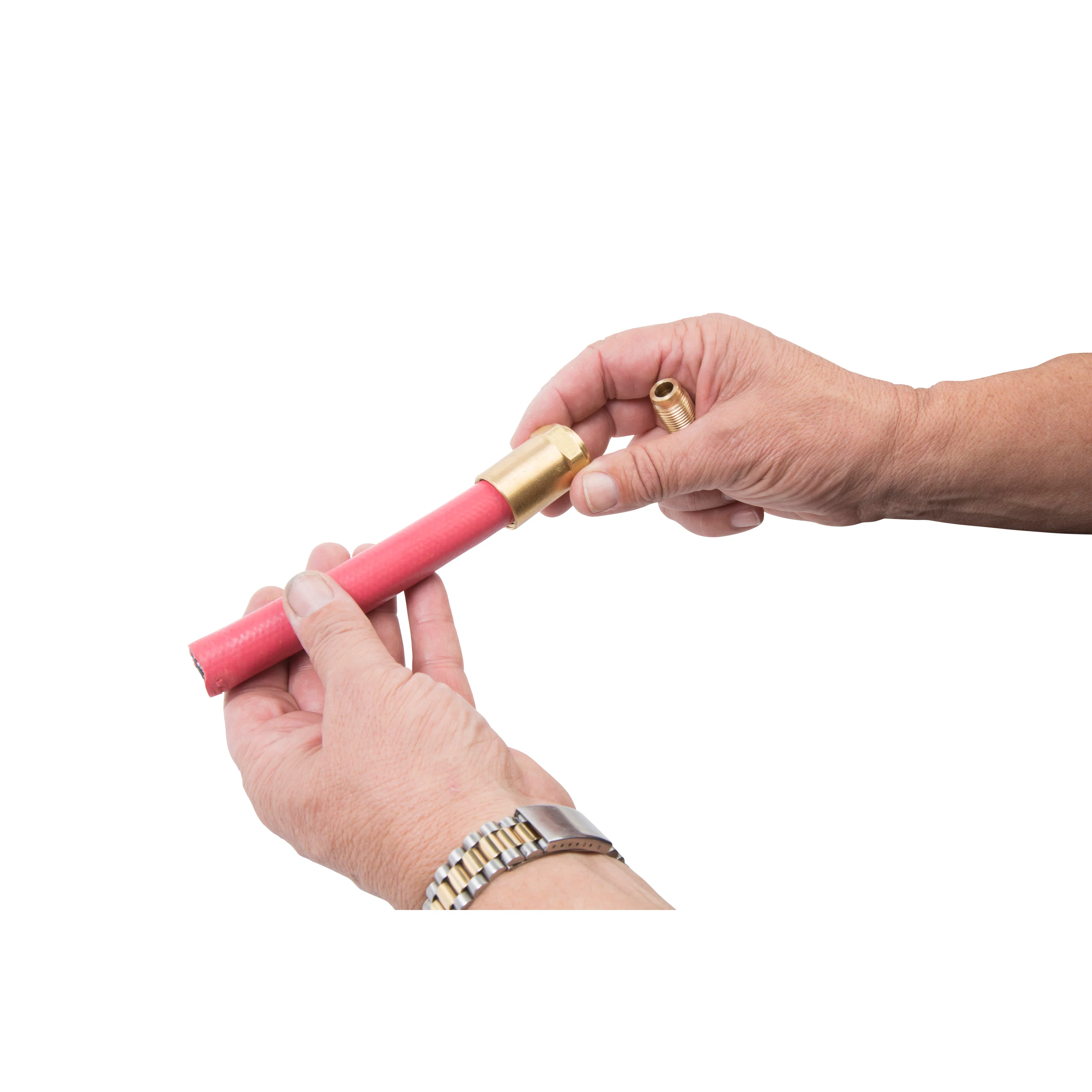 1/2-Inch ID Reusable Brass Pneumatic Hose Fitting - Image 6