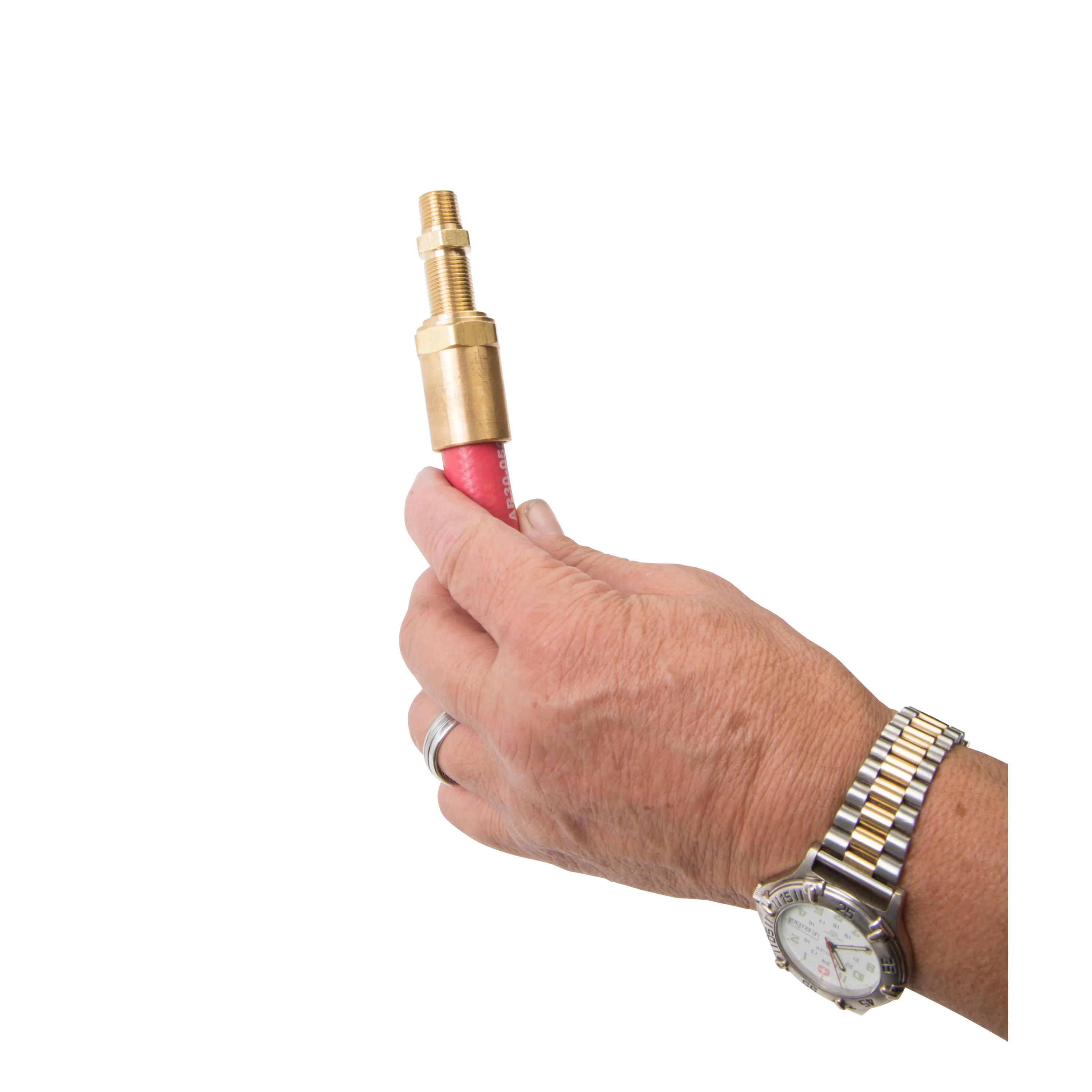 1/2-Inch ID Reusable Brass Pneumatic Hose Fitting - Image 7