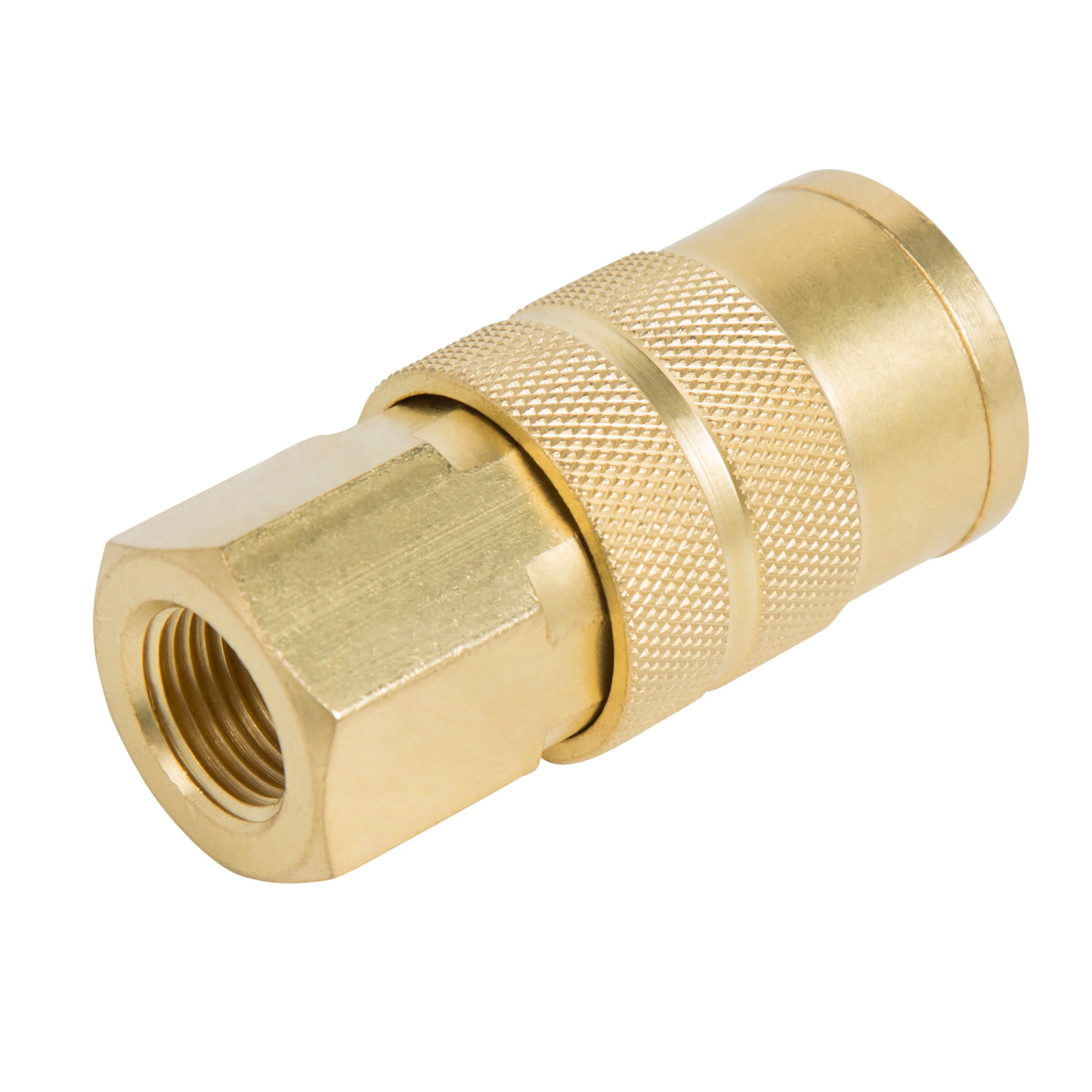 1/2-Inch Industrial Brass Quick Disconnect Coupler 3/8-Inch Female NPT 5-Pack - Image 4
