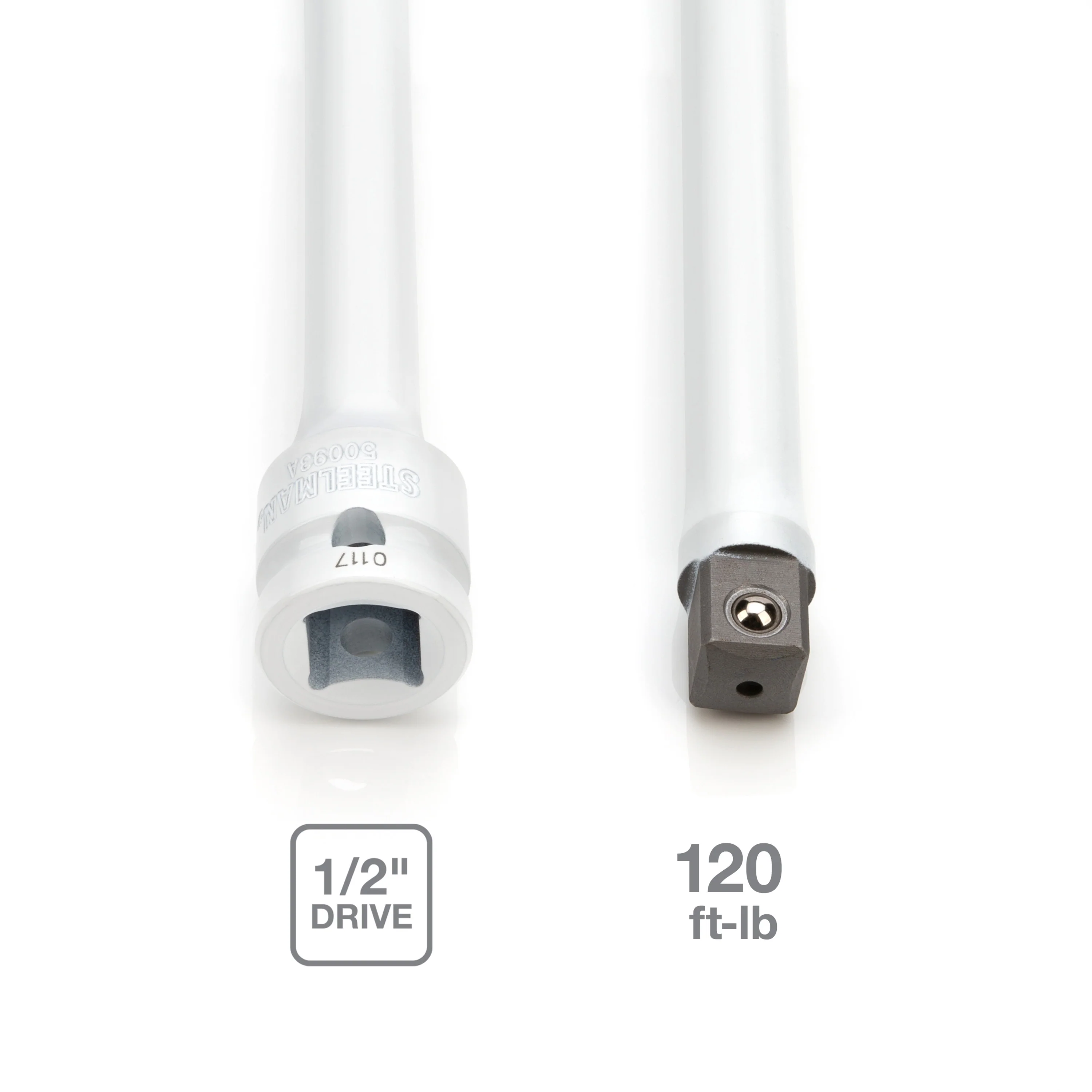 1/2-Inch Drive White 120 ft-lb Torque Extension - Image 4