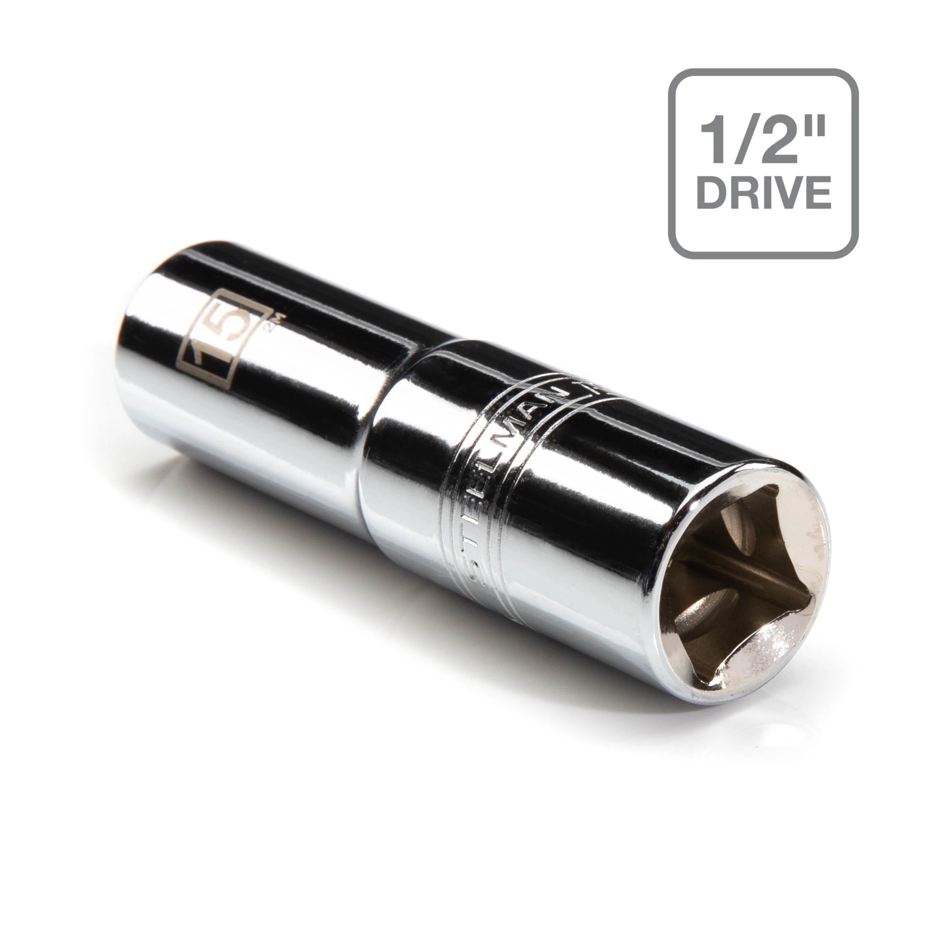1/2-Inch Drive x 15mm Deep 6-Point Socket - Image 4