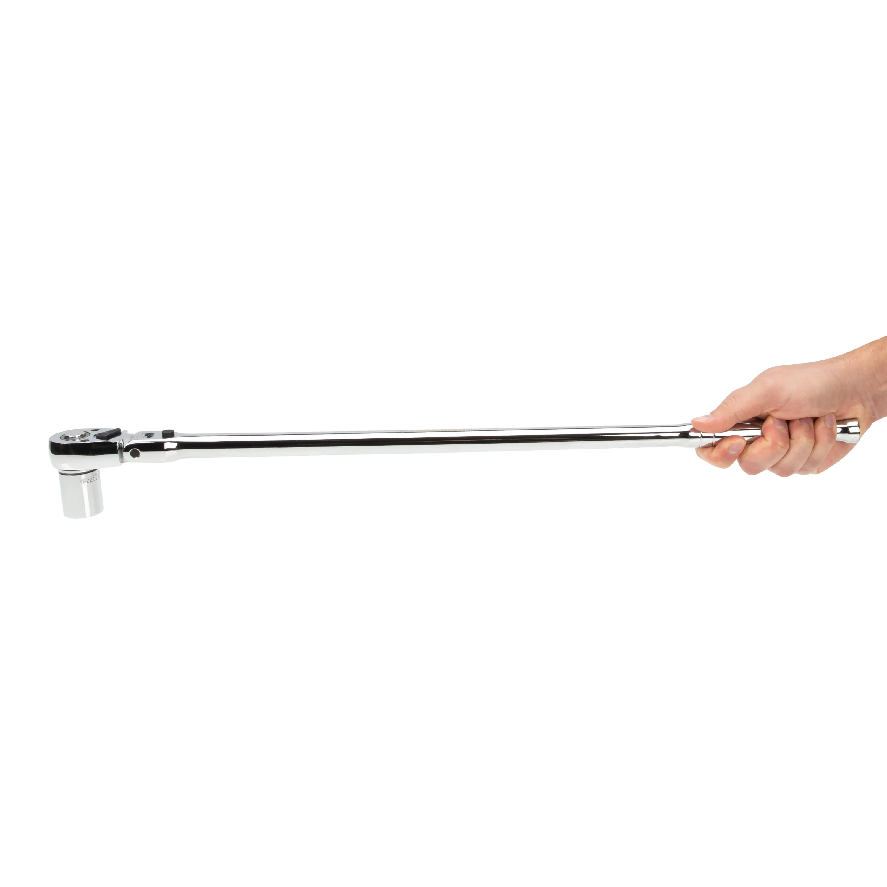 1/2-Inch Drive 72-Tooth 180-Degree Flex-Head Reversible Quick-Release Ratchet with 24-Inch Long Full Polish Handle - Image 8