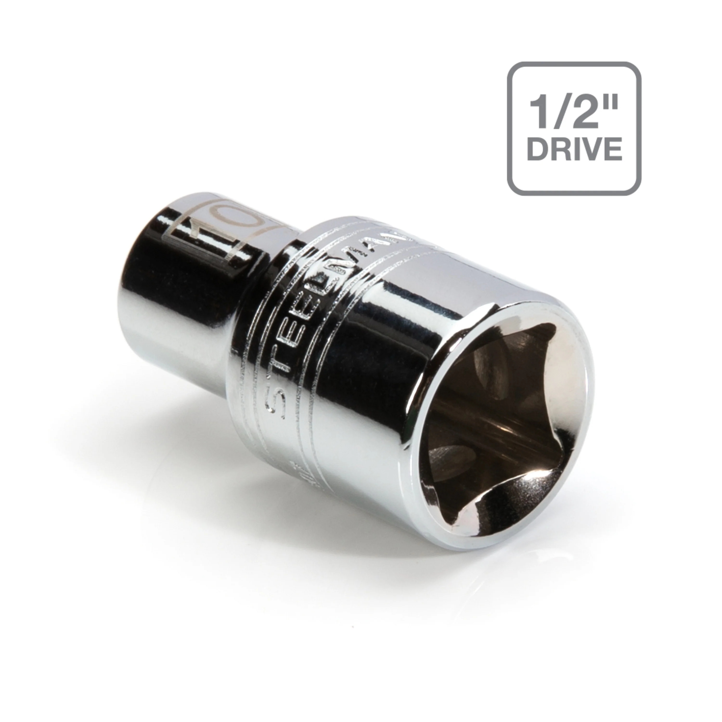 1/2-Inch Drive x 10mm 6-Point Metric Single Socket - Image 4