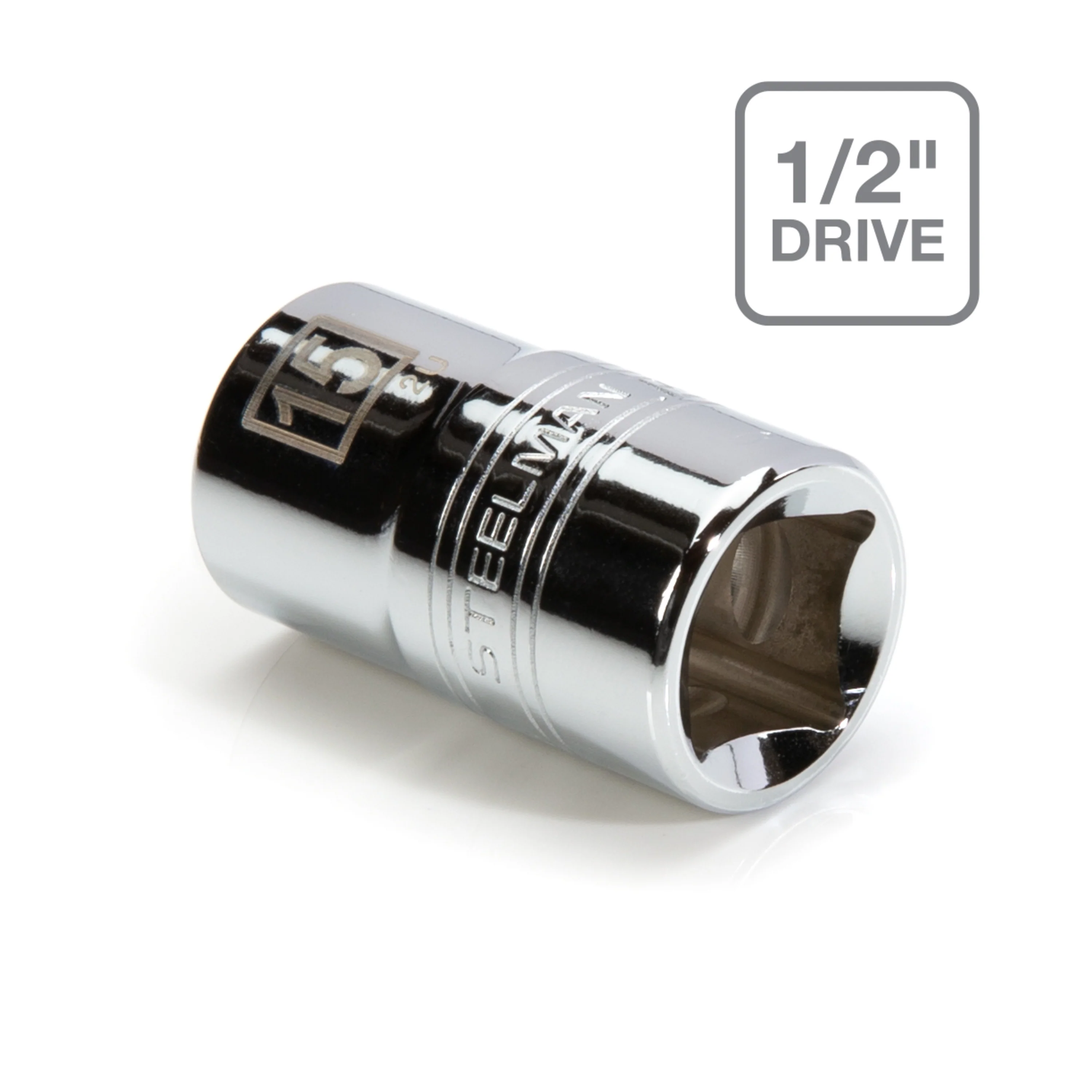 1/2-Inch Drive x 15mm 6-Point Metric Single Socket - Image 4