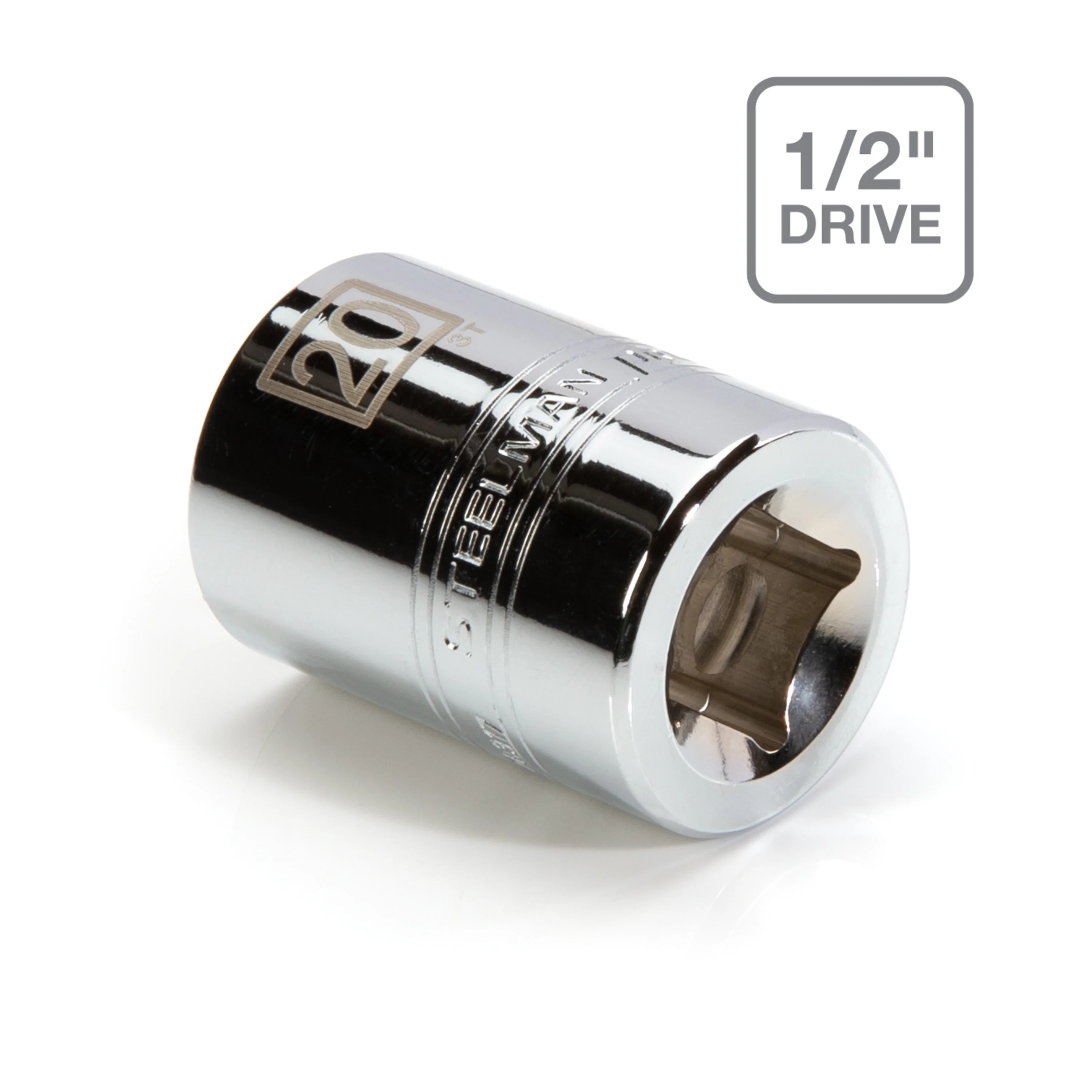 1/2-Inch Drive x 20mm 6-Point Metric Single Socket - Image 4