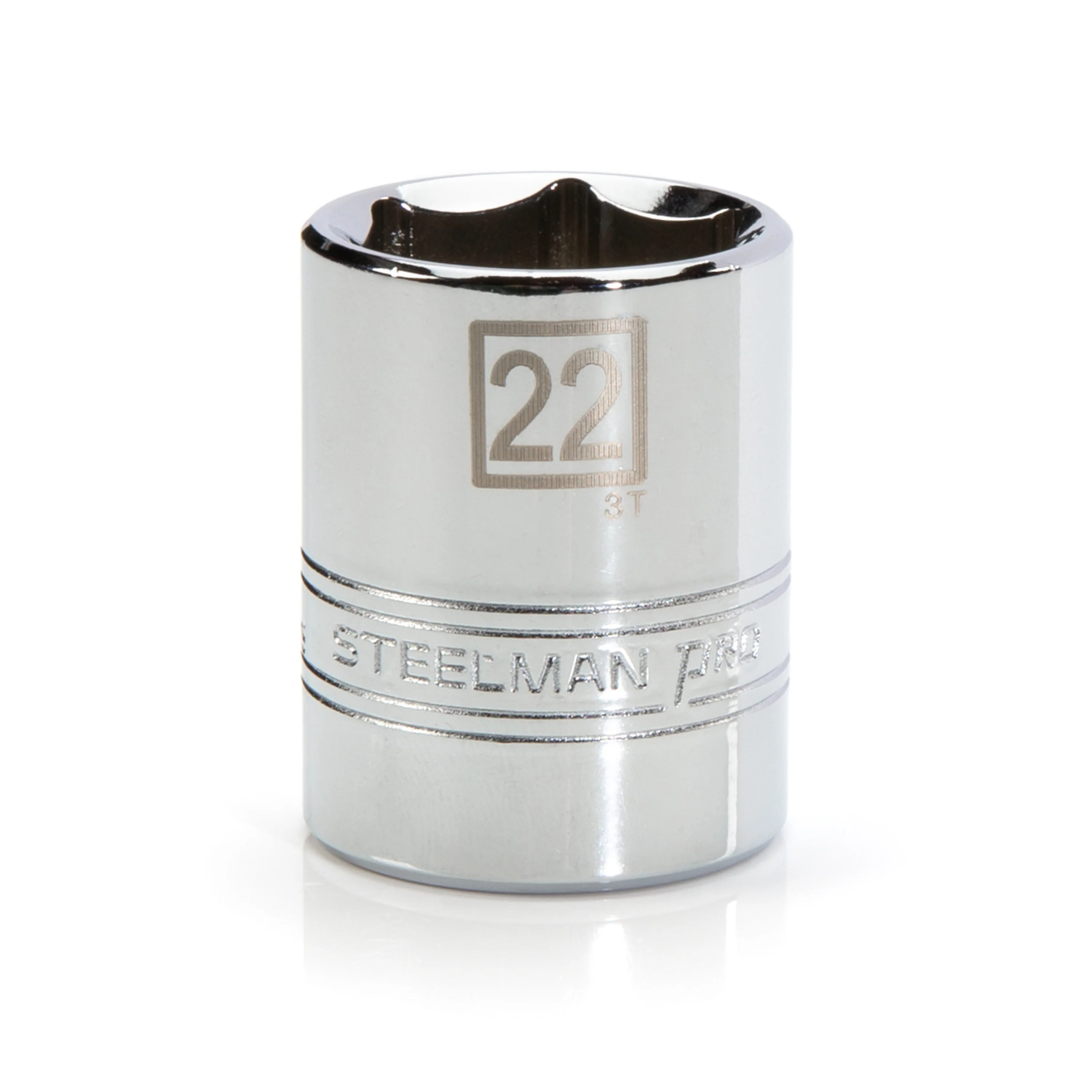 1/2-Inch Drive x 22mm 6-Point Metric Single Socket - Image 2