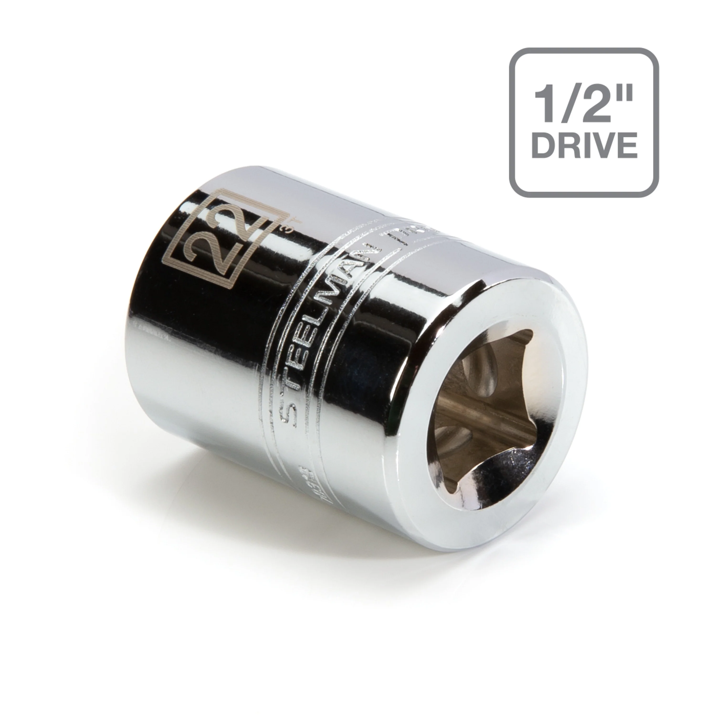 15-Piece 1/2-Inch Drive Shallow 6-Point Metric Socket Set - Image 4