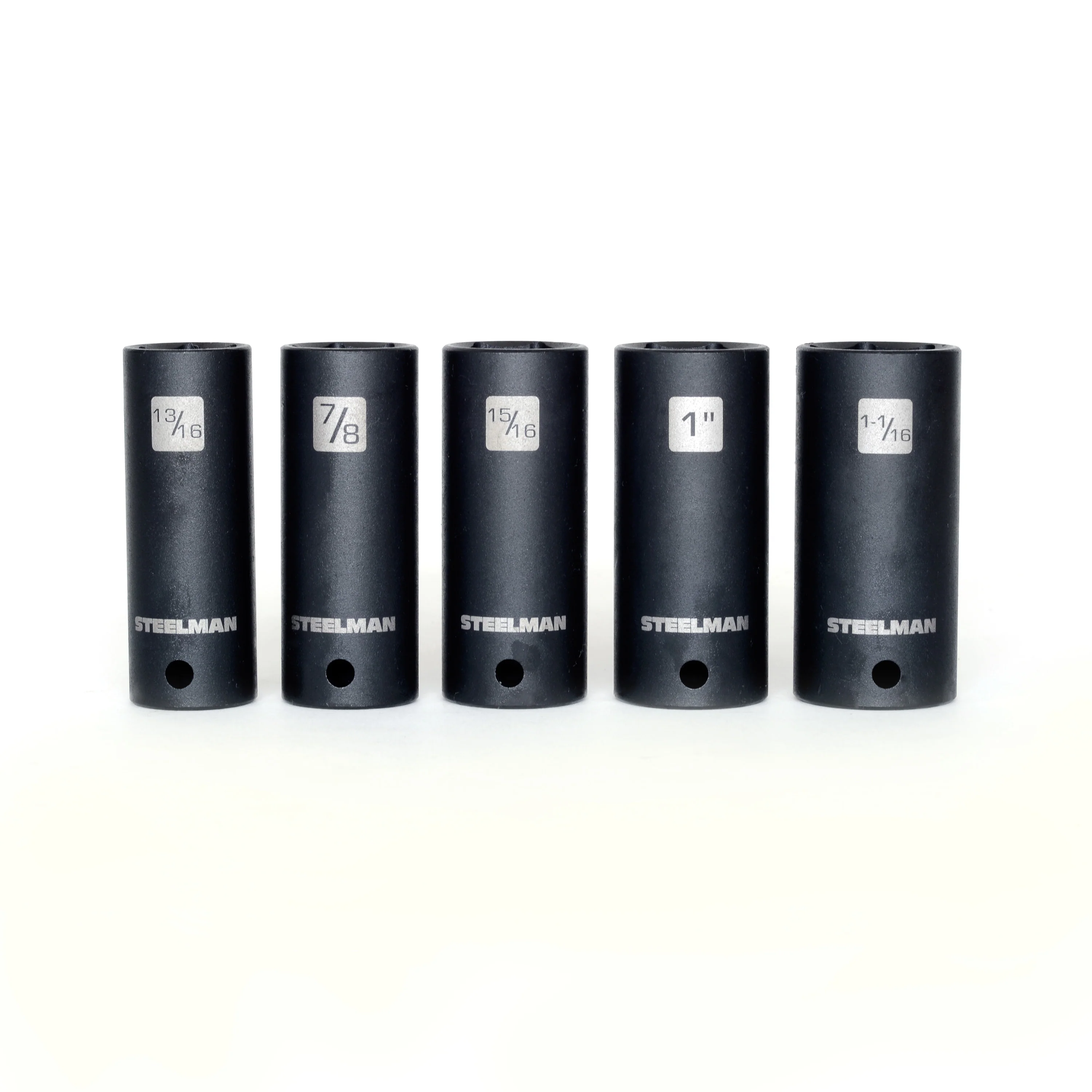 10-Piece 1/2-Inch Drive Deep Impact Grade Thin Wall Socket Set with Wall Mount Storage - Image 5