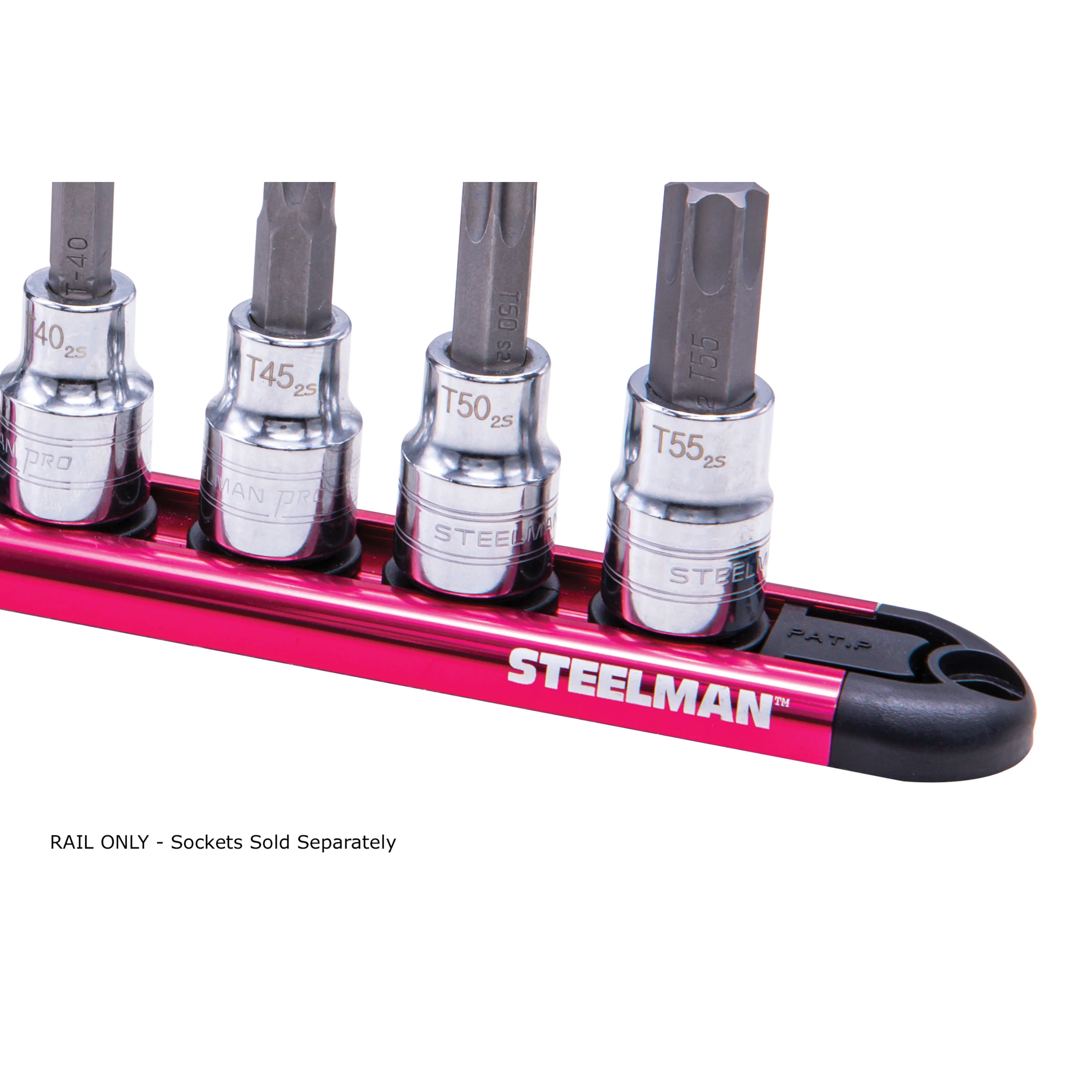 10-Piece 1/4-Inch and 3/8-Inch Drive Aluminum Socket Storage Rail, 11.25-Inch Length - Image 4