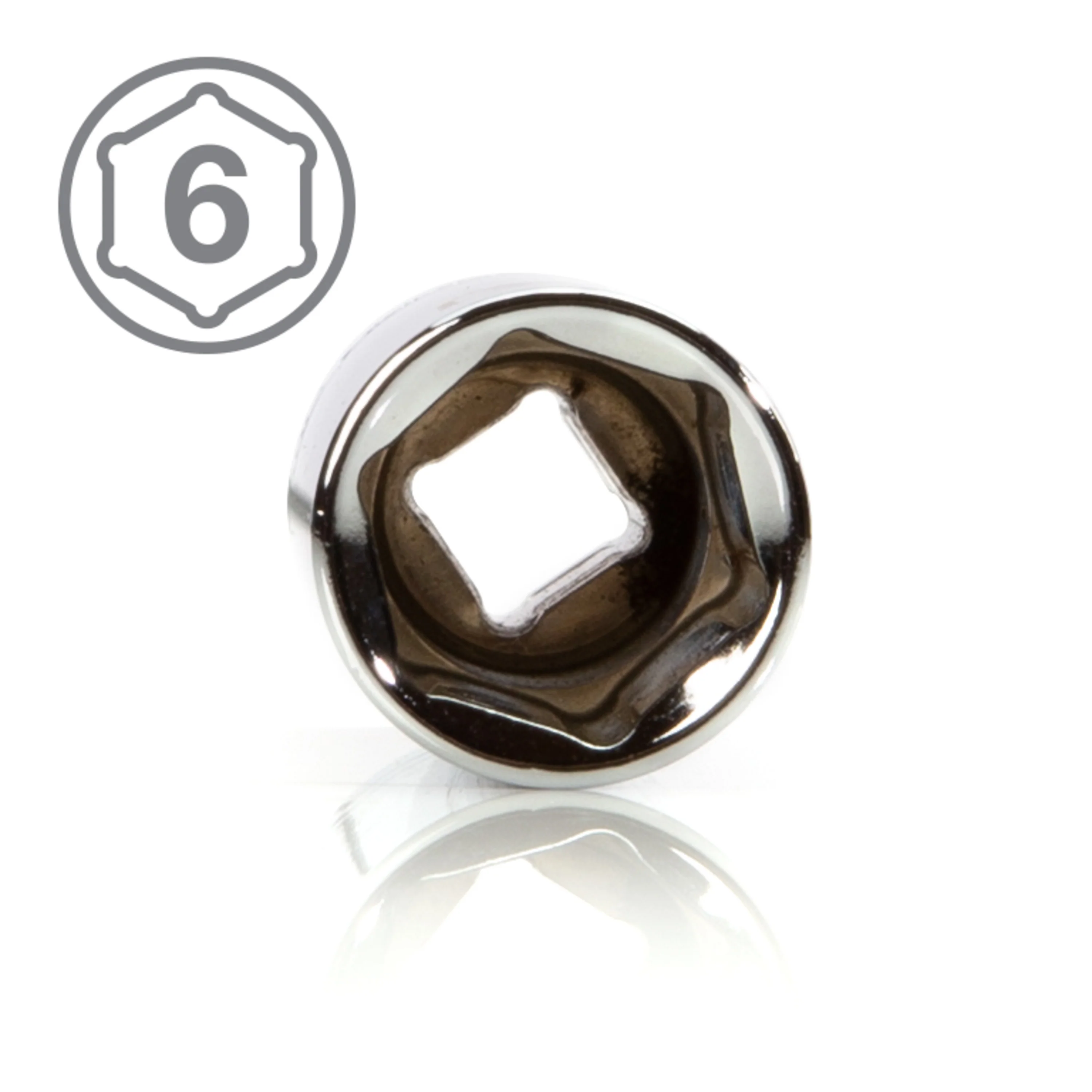 1/4-Inch Drive x 1/2-Inch Deep 6-Point Socket - Image 5