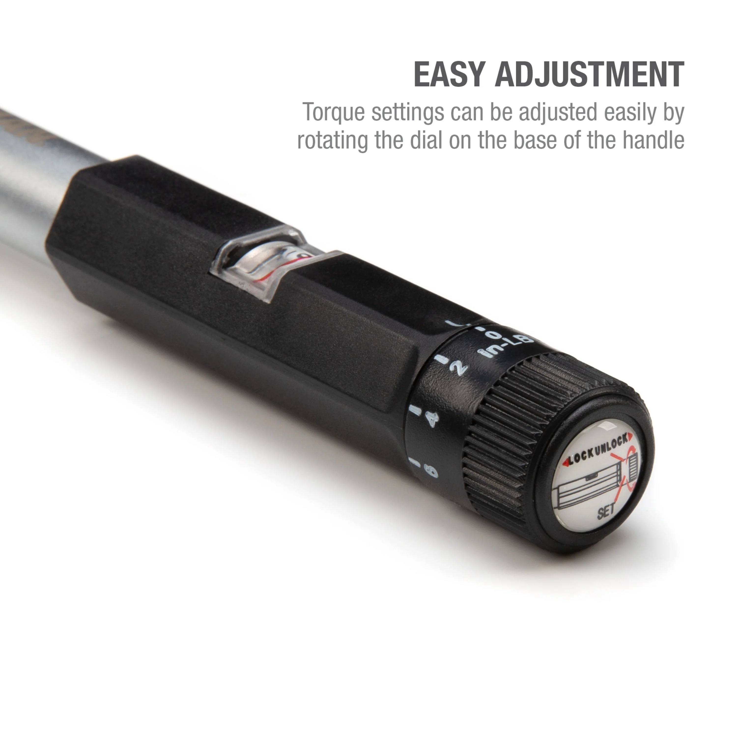 1/4-Inch Drive Adjustable Torque Wrench, 30-150 Inch-Pounds - Image 7