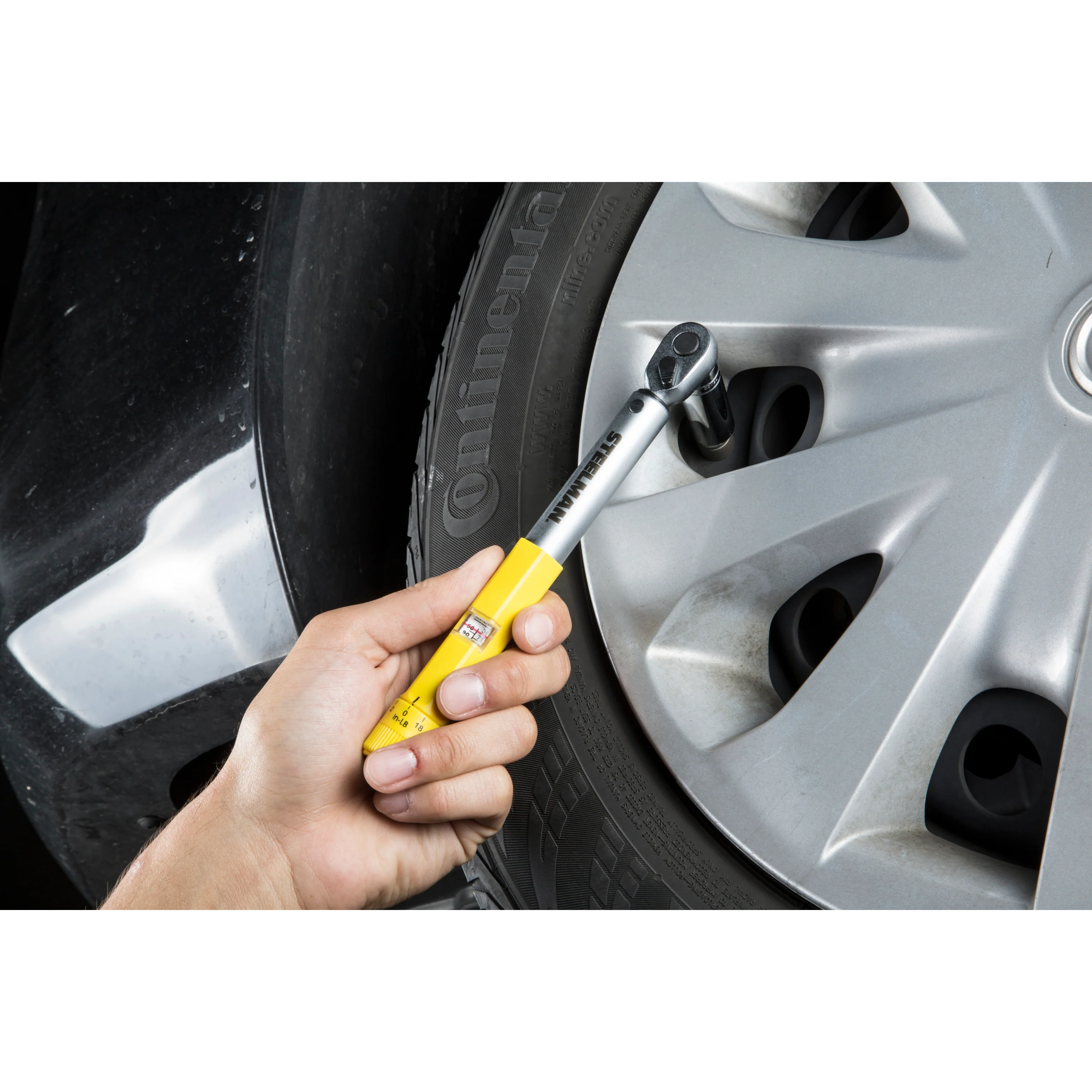 1/4-Inch Drive Micro-Adjustable Torque Wrench with Yellow Hi-Viz Handle, 30-150 Inch-Pounds - Image 9
