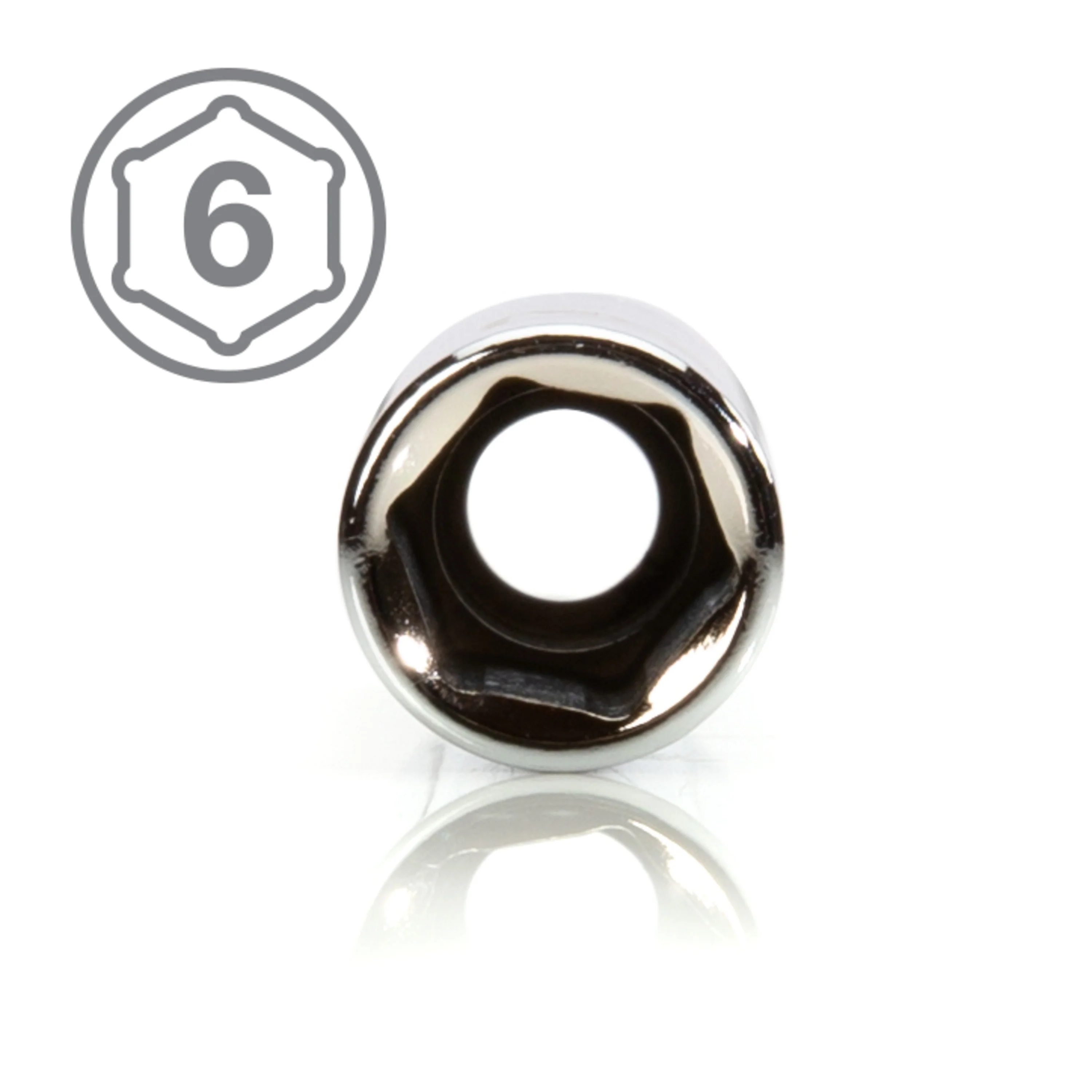1/4-Inch Drive x 5/16-Inch Deep 6-Point Socket - Image 5