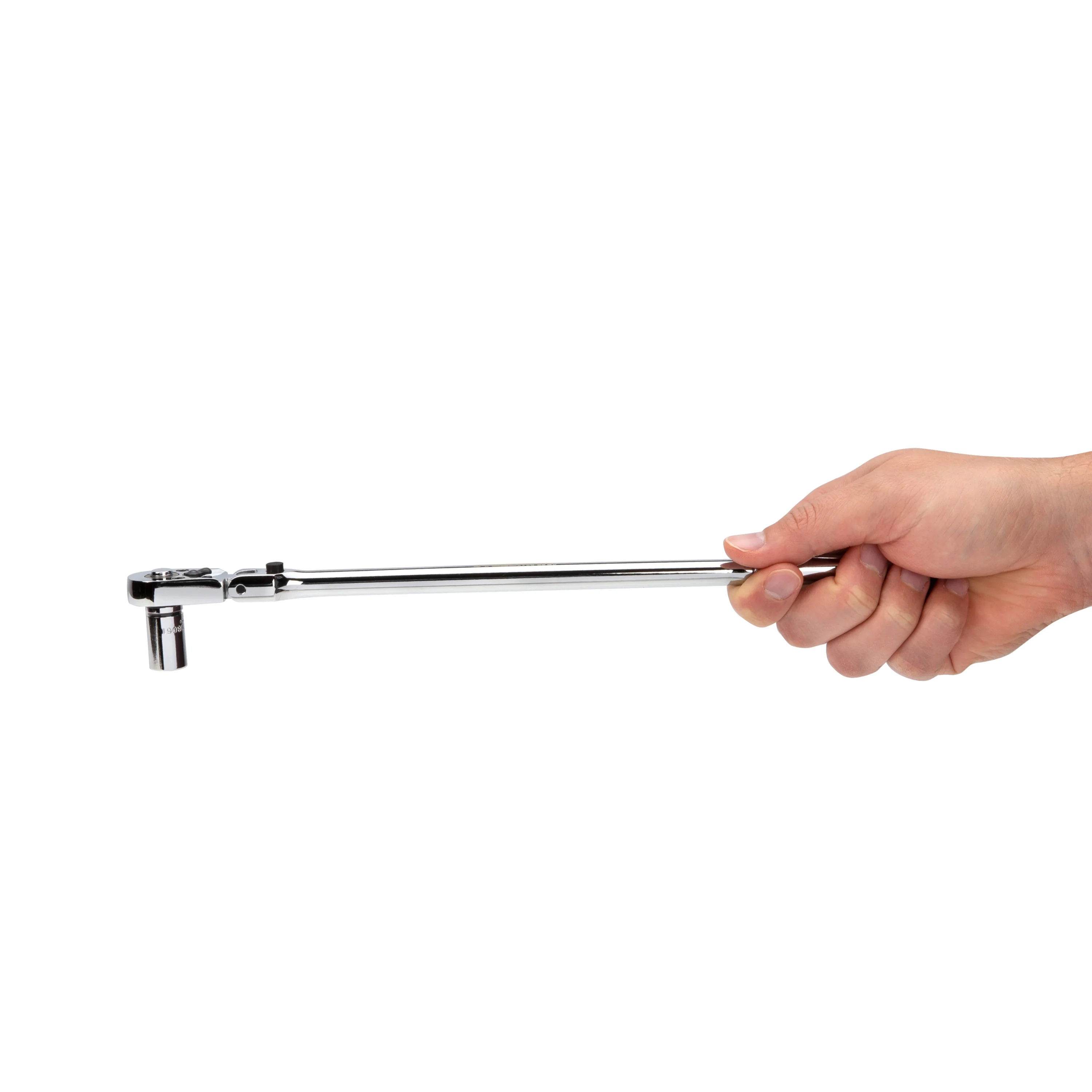 1/4-Inch Drive 72-Tooth 180-Degree Flex-Head Reversible Quick-Release Ratchet with 12-Inch Long Full Polish Handle - Image 8