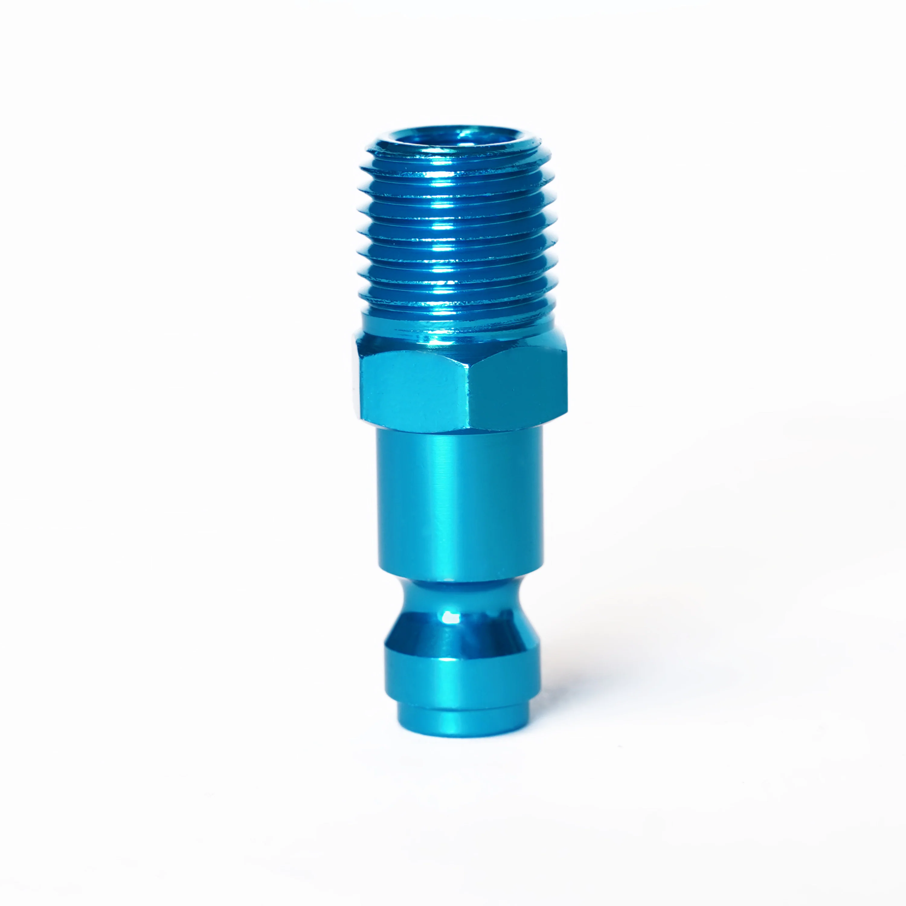 1/4-Inch Plated Steel Automotive Quick Disconnect Plug with 1/4-Inch Male NPT Threads - Image 4