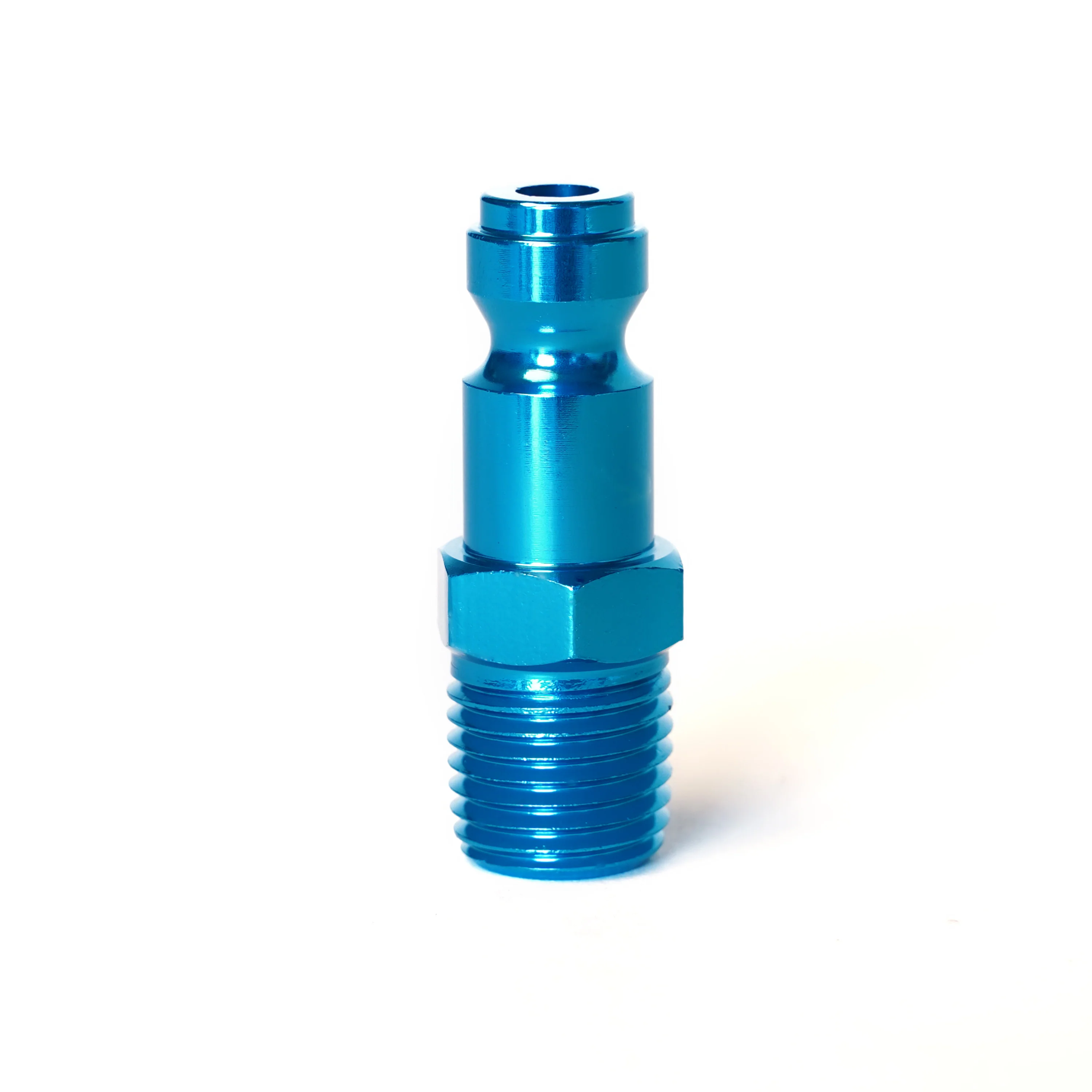 1/4-Inch Plated Steel Automotive Quick Disconnect Plug with 1/4-Inch Male NPT Threads - Image 5