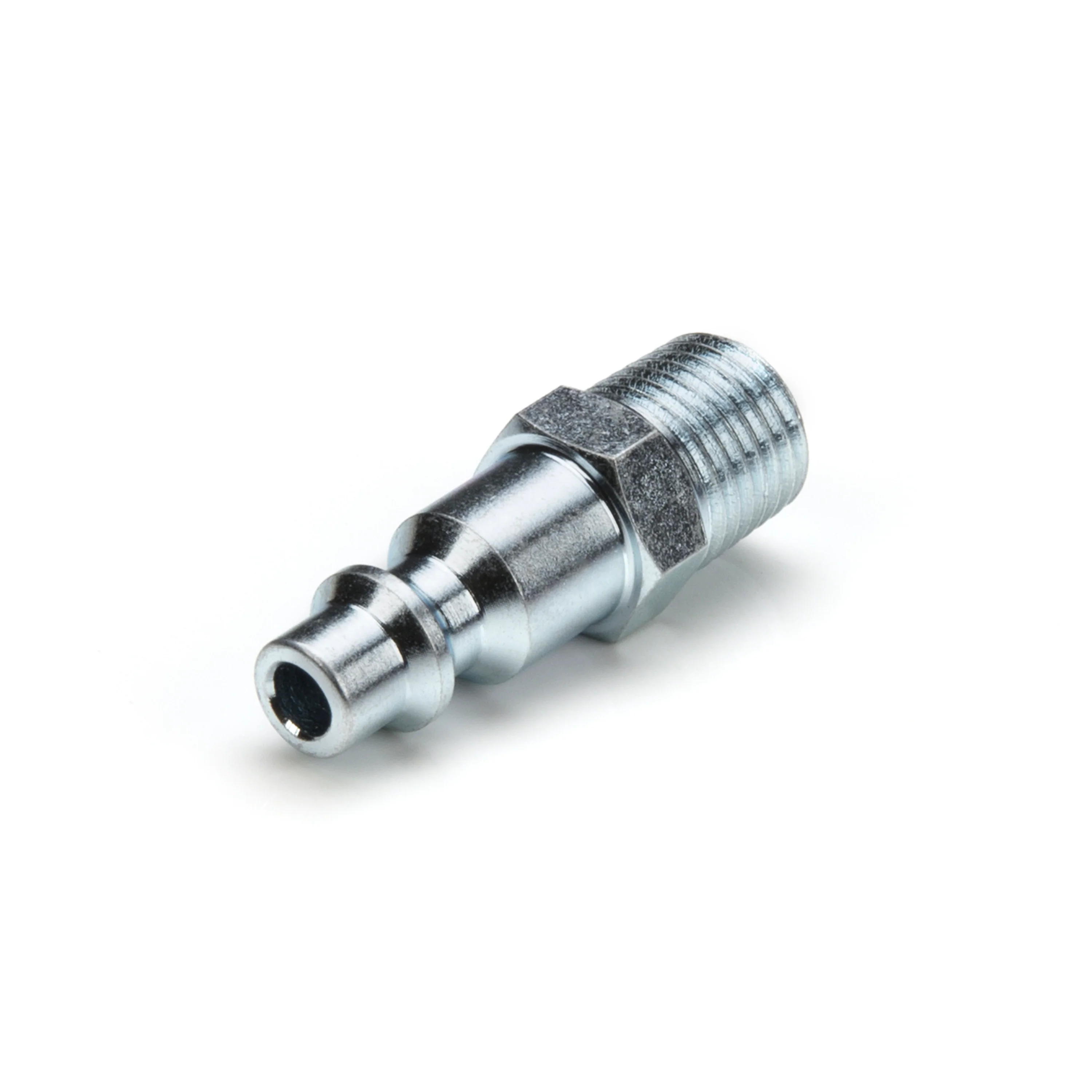 Industrial Style Steel Quick Disconnect Plug with 1/4-Inch NPTM Threads, 10-Pack - Image 2