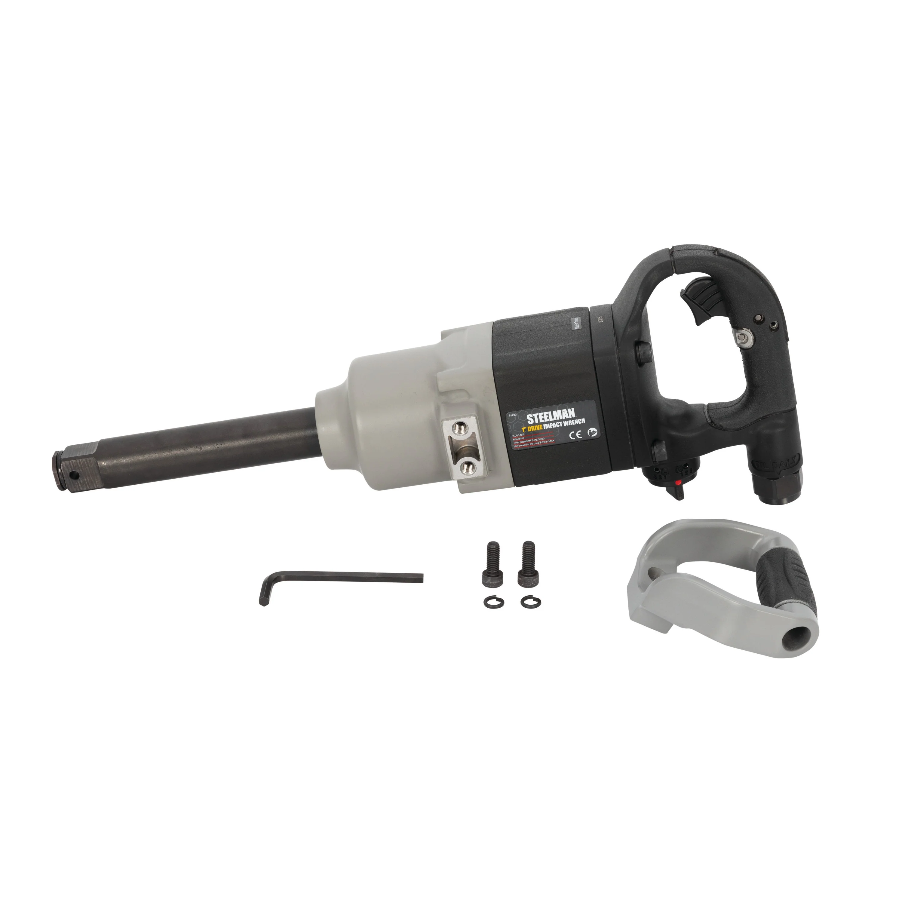 1-Inch Drive Heavy-Duty 2000 ft-lb Twin Hammer Impact Wrench with 6-Inch Anvil - Image 4