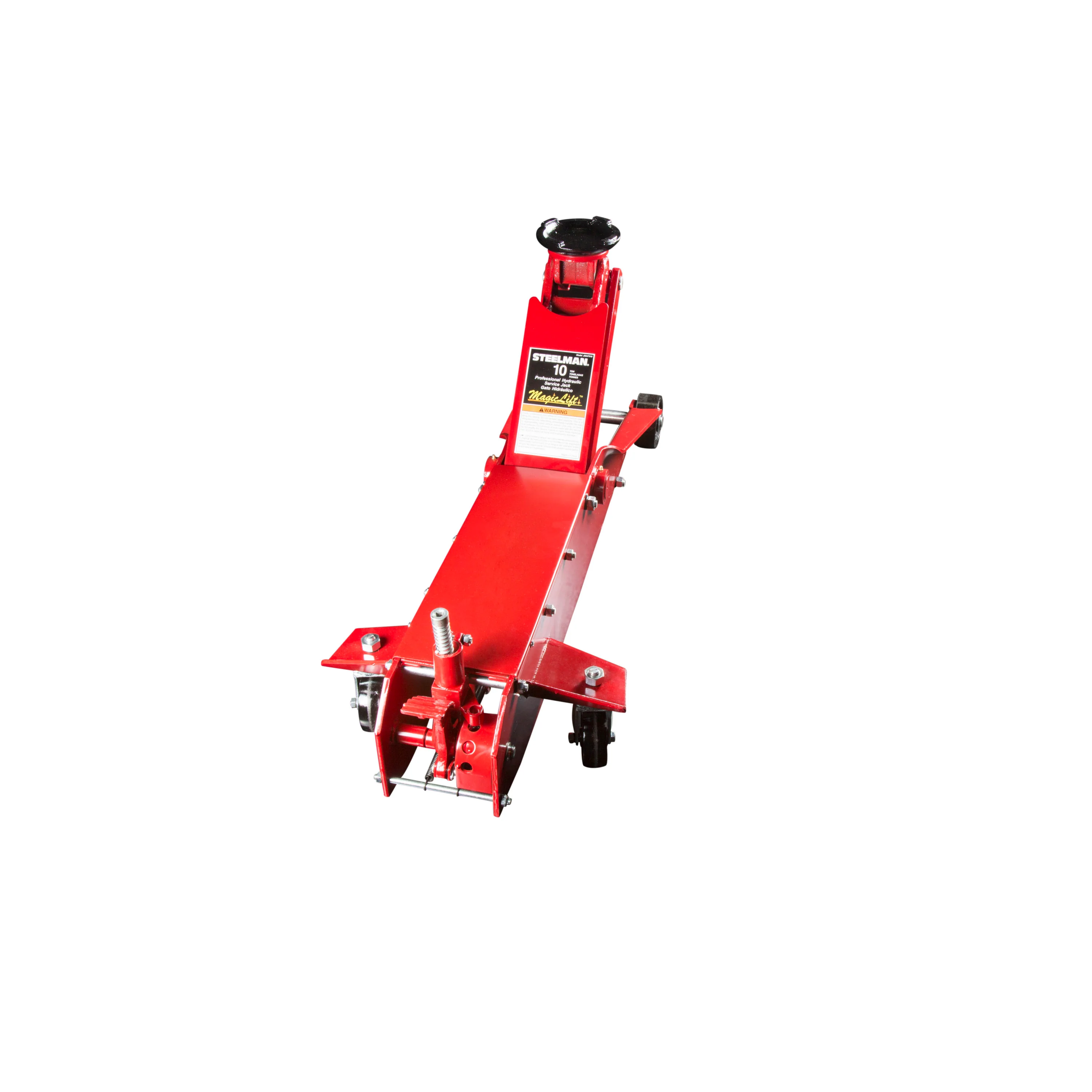 Professional 10-Ton Capacity Roll-Around Hydraulic Service Jack - Image 2