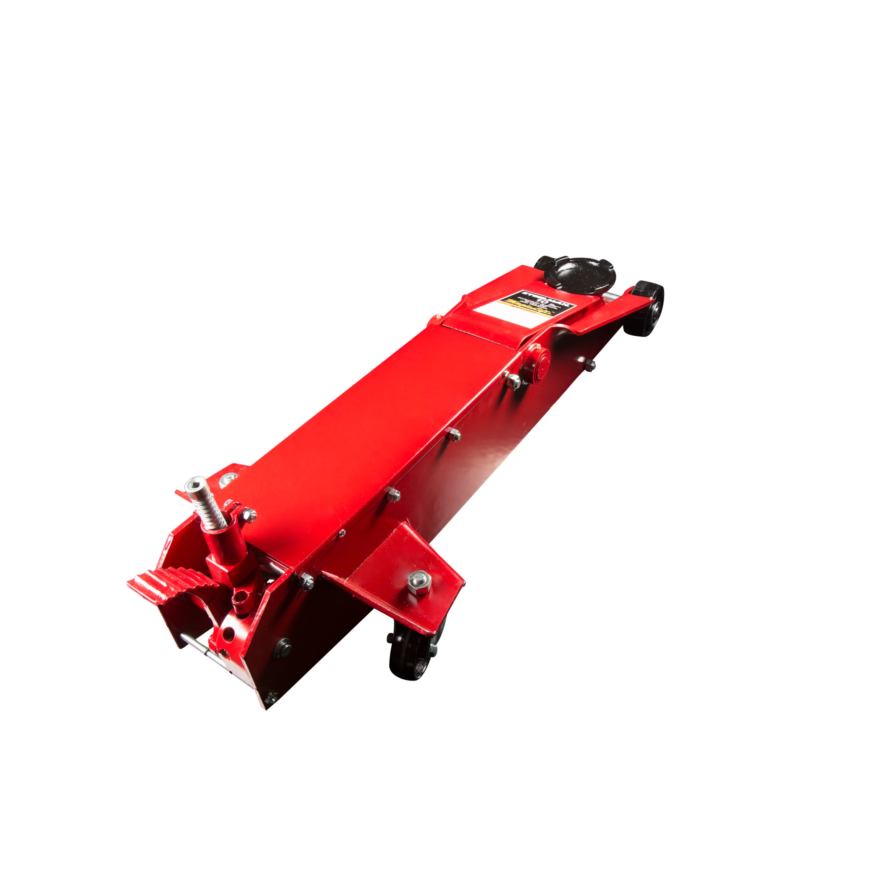 Professional 10-Ton Capacity Roll-Around Hydraulic Service Jack - Image 4