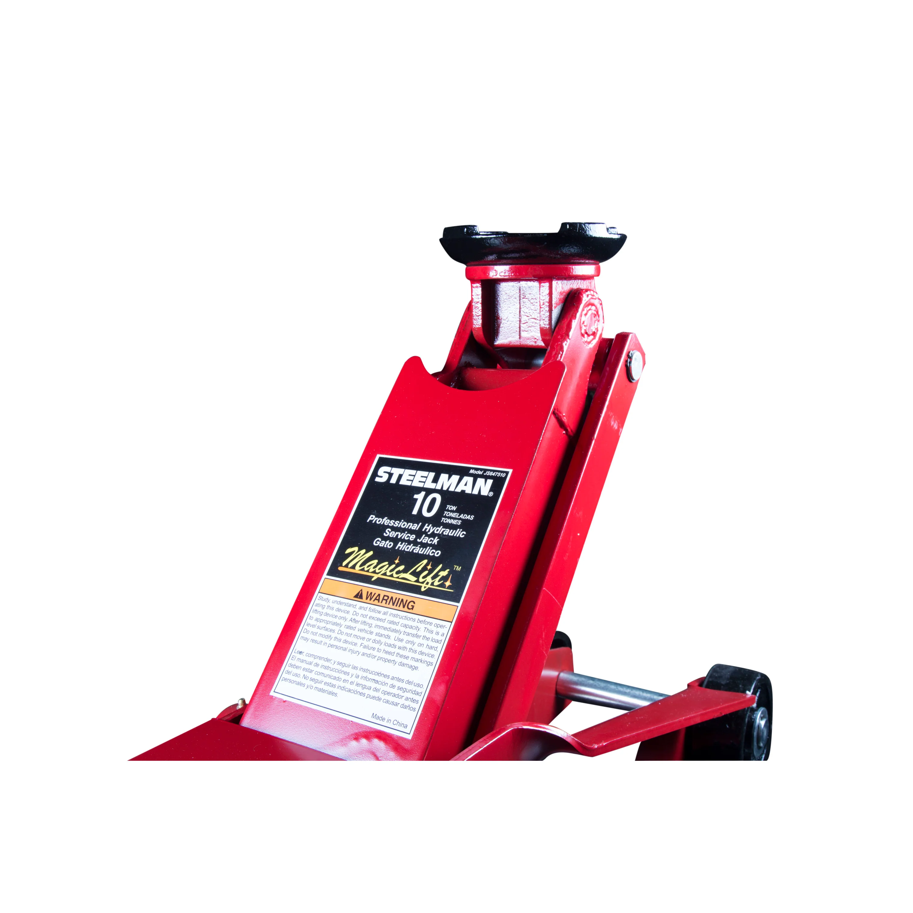 Professional 10-Ton Capacity Roll-Around Hydraulic Service Jack - Image 6