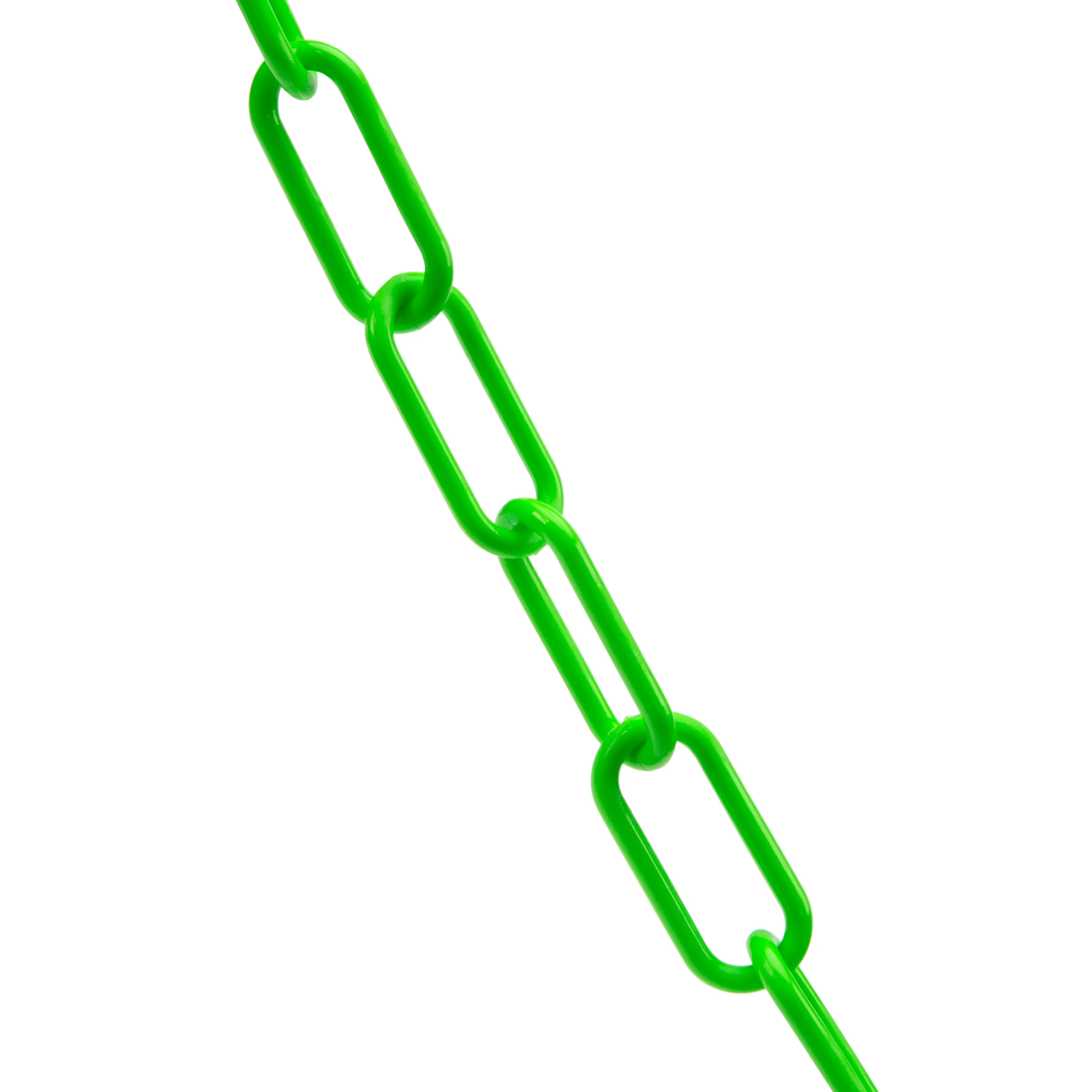 100-Foot Hi-Viz Green Plastic Safety Chain - Image 3