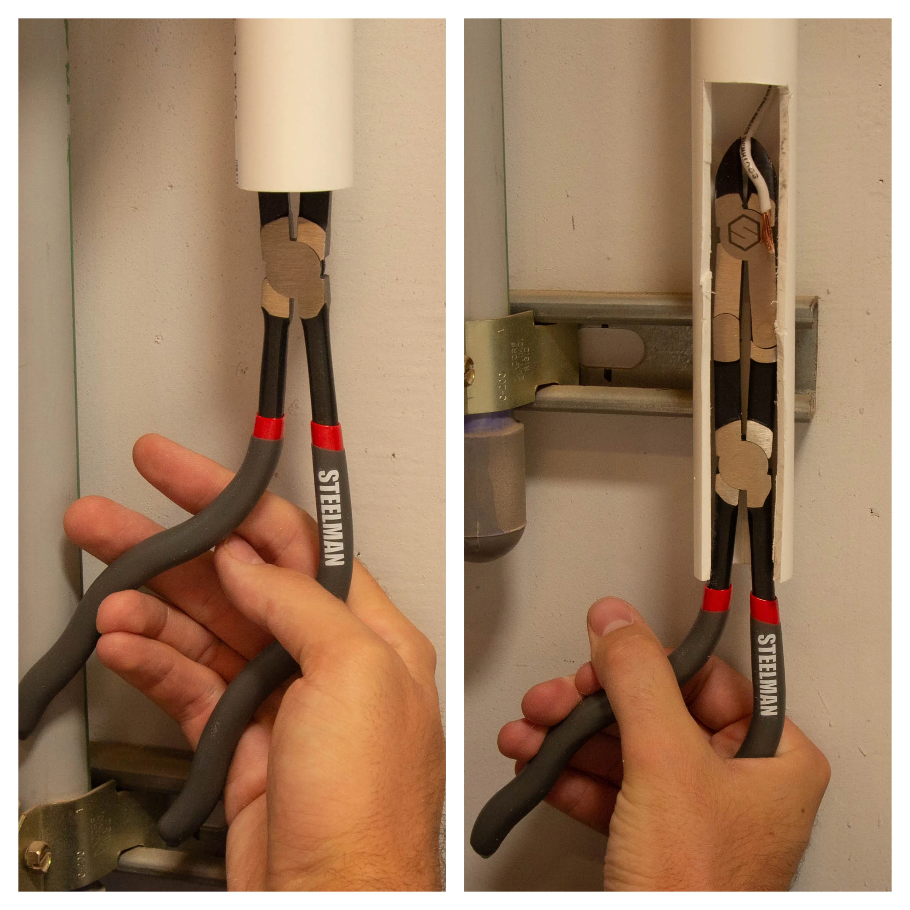 11-Inch Long Double-Joint Pistol Grip Diagonal Cutters - Image 6