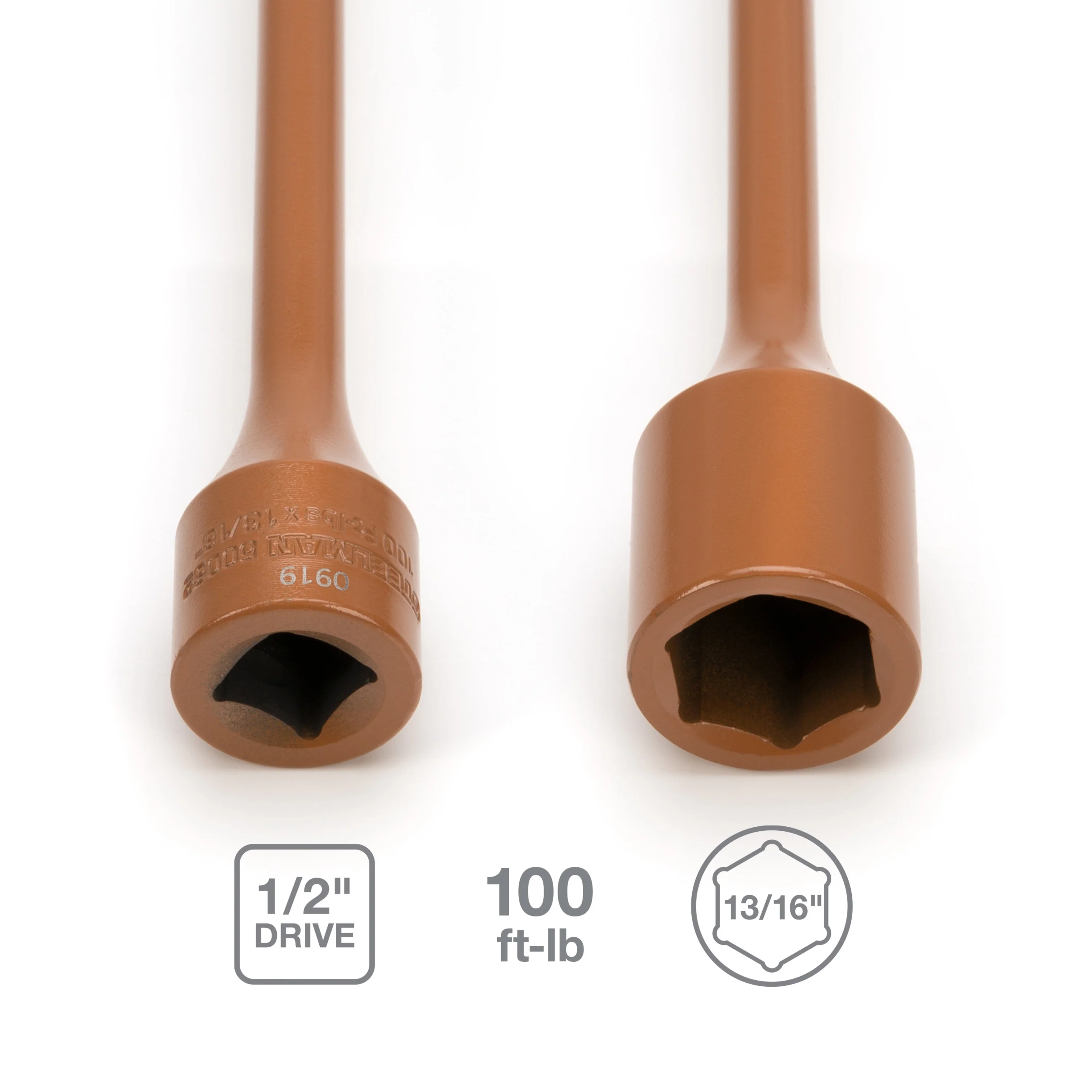 1/2-Inch Drive x 13/16-Inch 100 ft-lb Torque Stick, Brown - Image 4