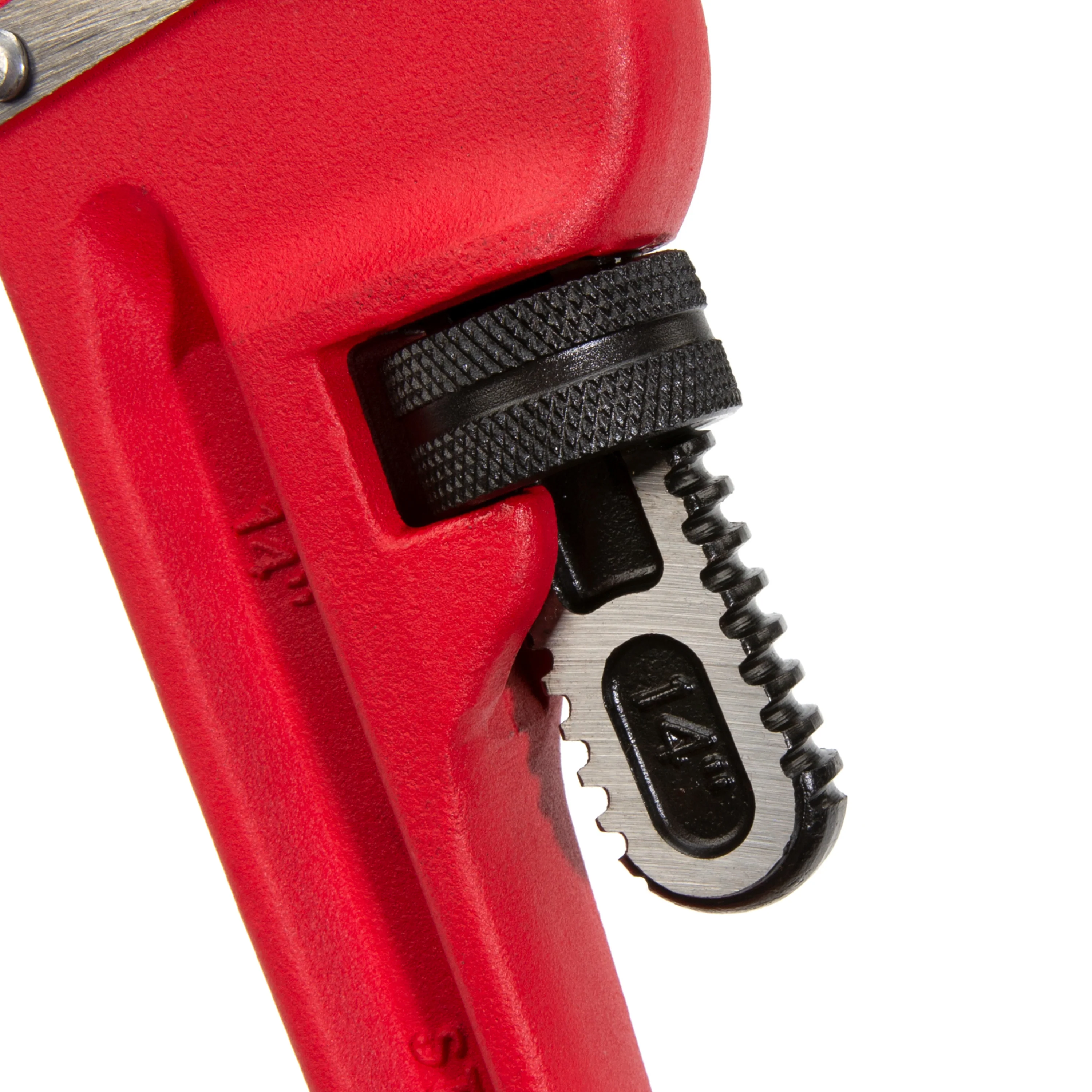 14-Inch Heavy-Duty Cast Iron Straight Handle Pipe Wrench - Image 5