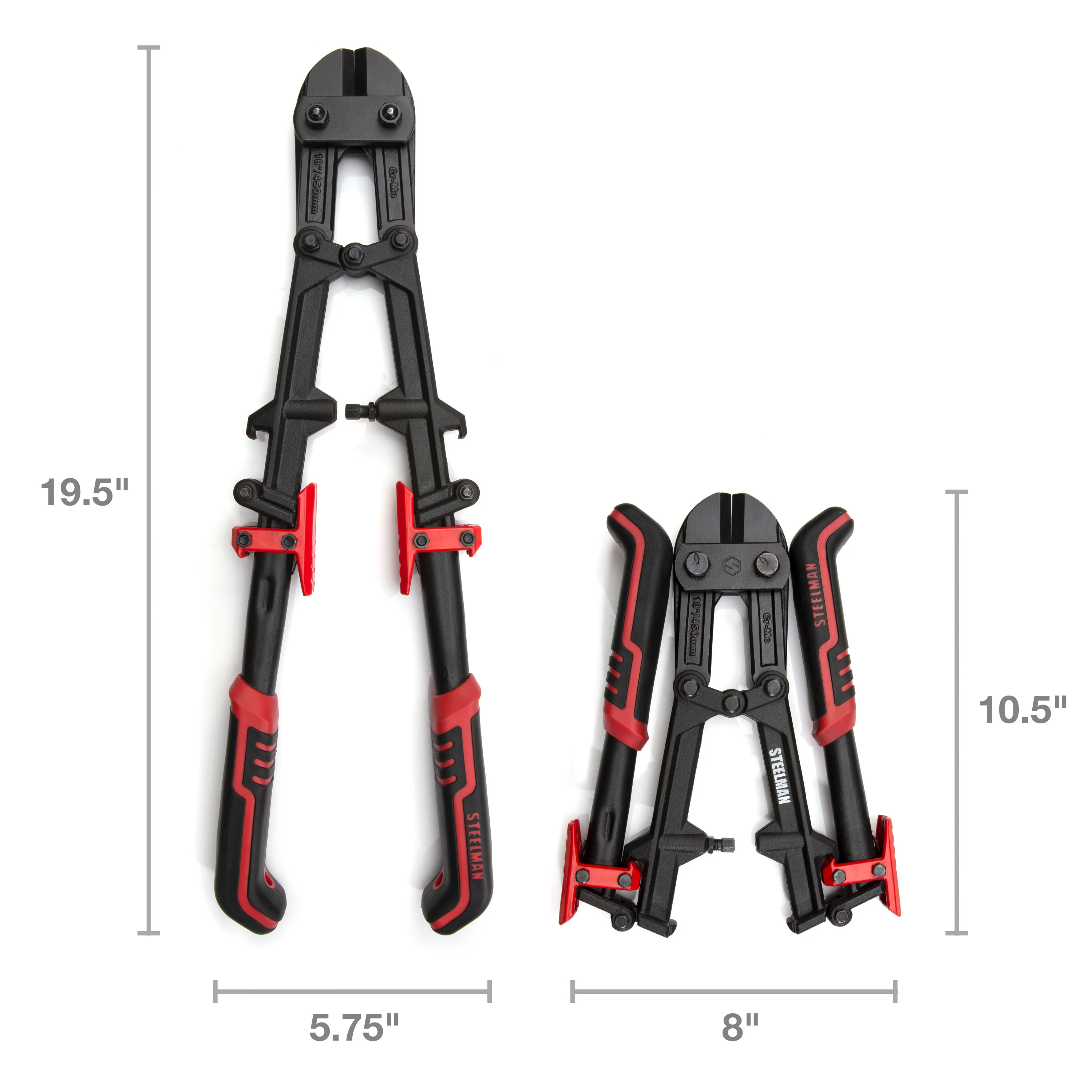 18-Inch Folding Bolt Cutter with Ergonomic Handles - Image 7