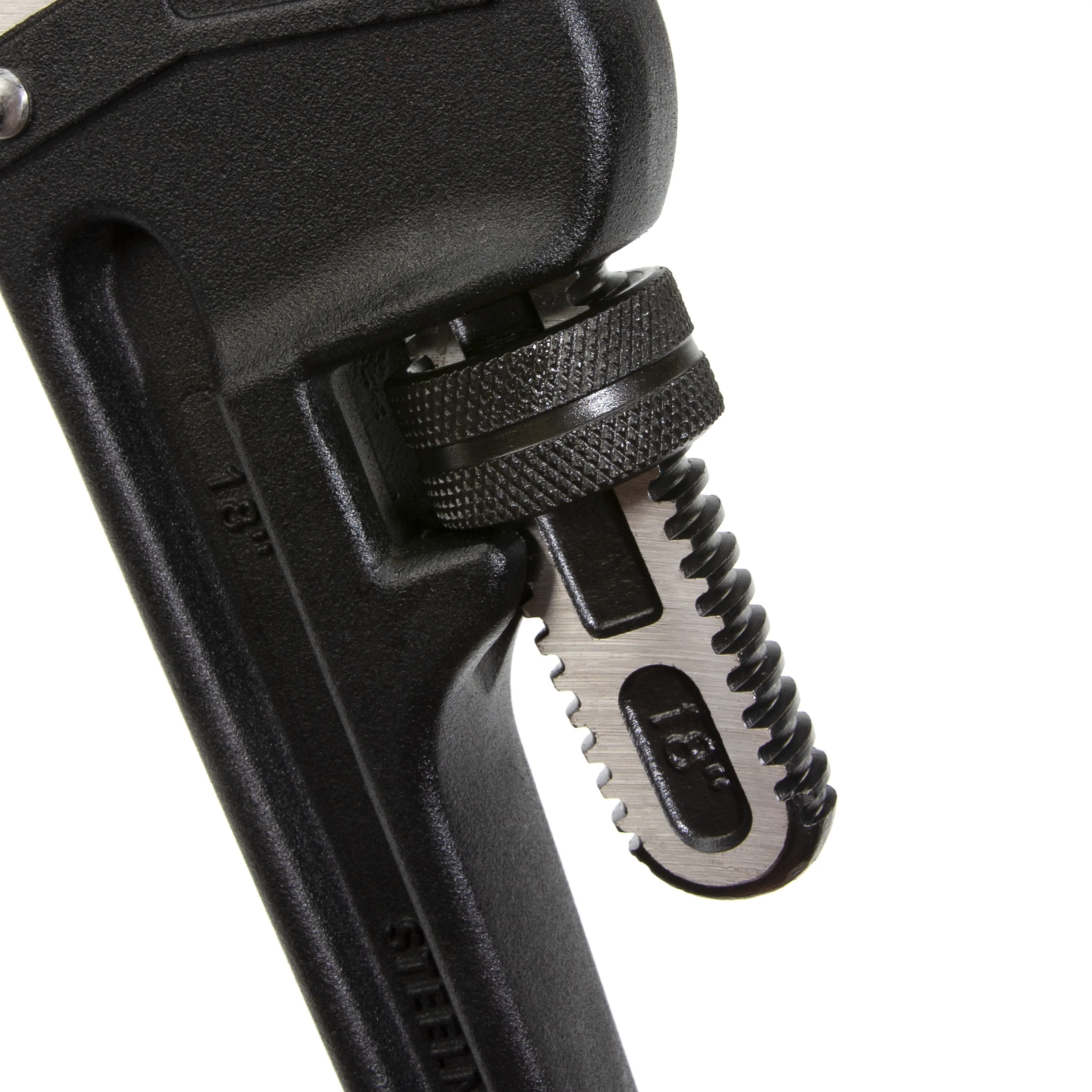 18-Inch Heavy-Duty Cast Aluminum Straight Handle Pipe Wrench - Image 5