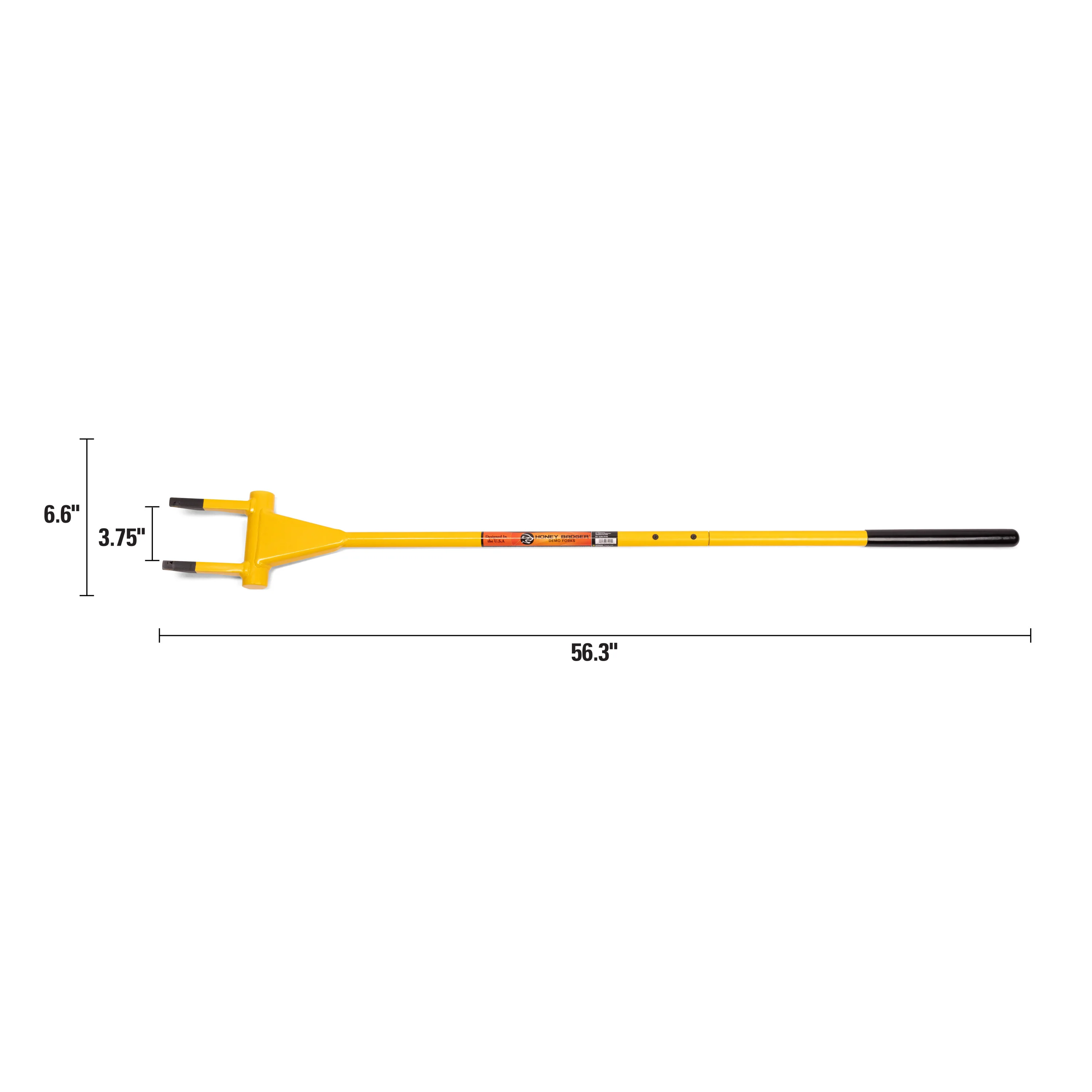 2-Tine Honey Badger Demo Fork with 56-Inch Handle - Image 6