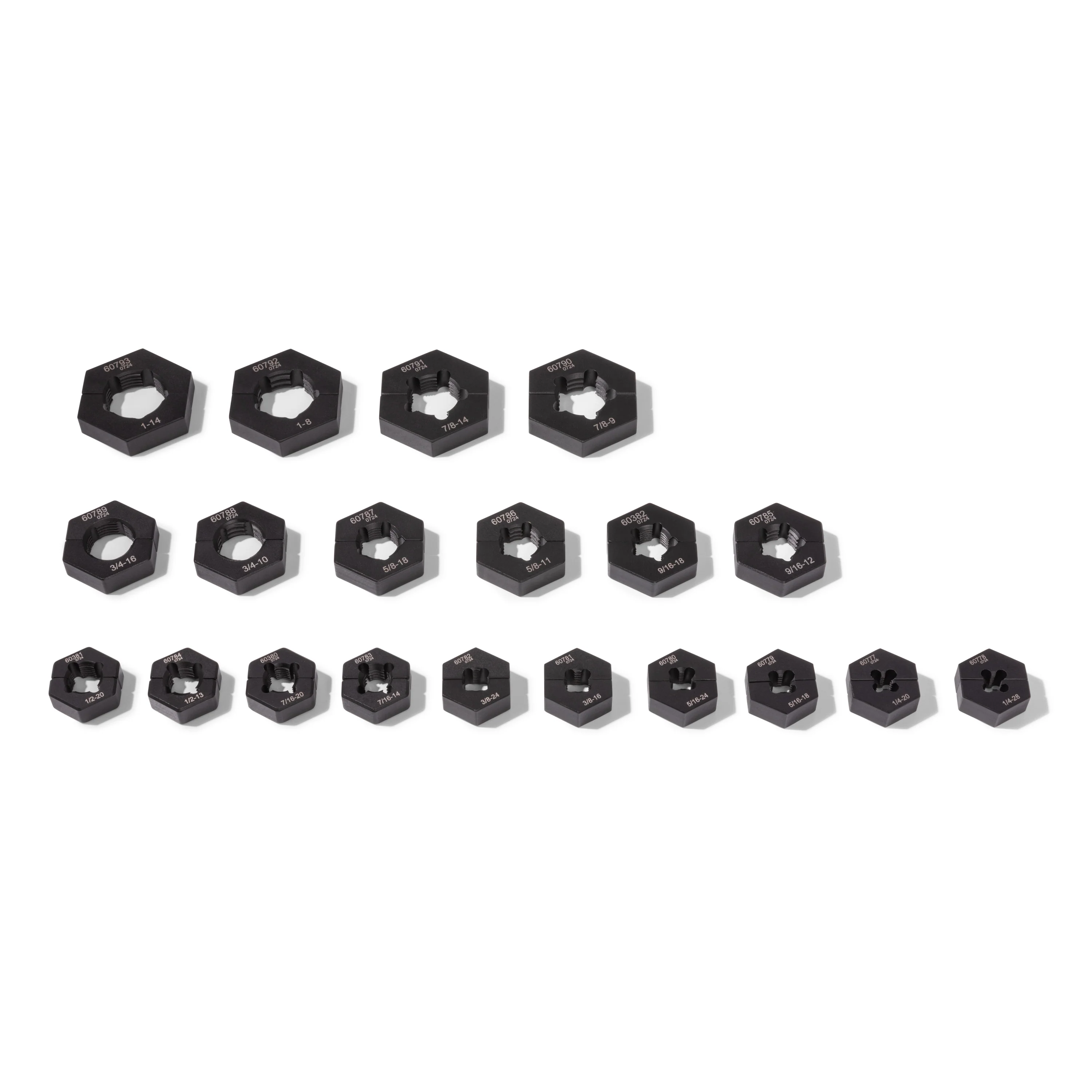 20-Piece SAE Split Die Bolt Repair / Rethreading Kit - Image 2