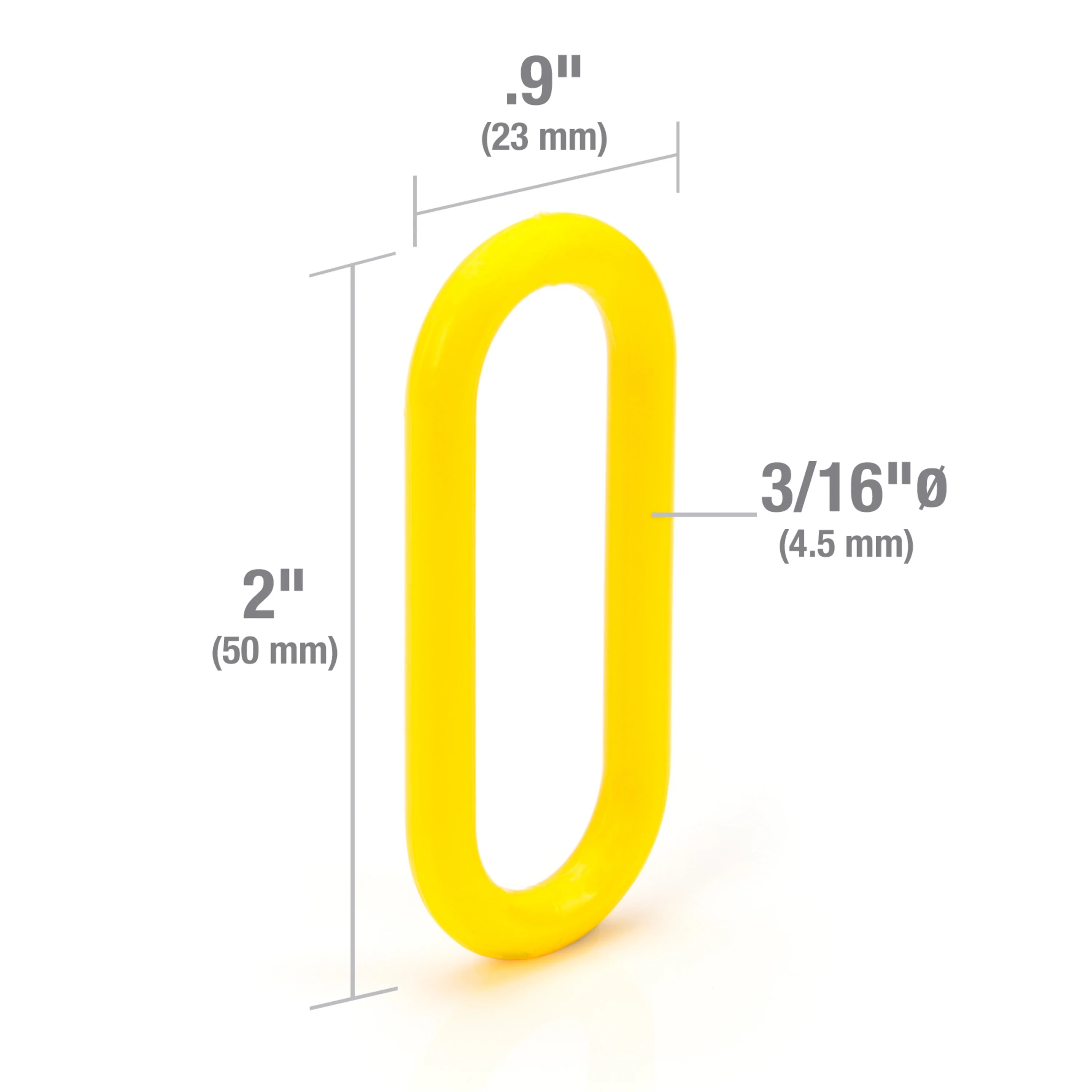 200-Foot Yellow Plastic Safety Chain - Image 5