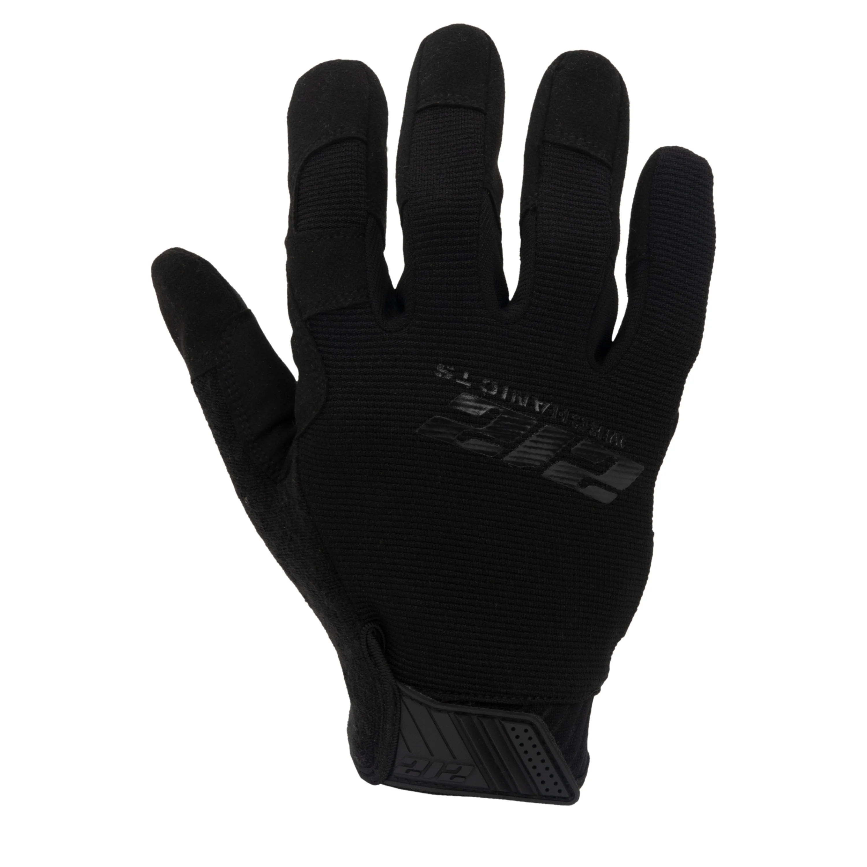 GSA Compliant Touchscreen Compatible Mechanic Gloves in Black - Image 2