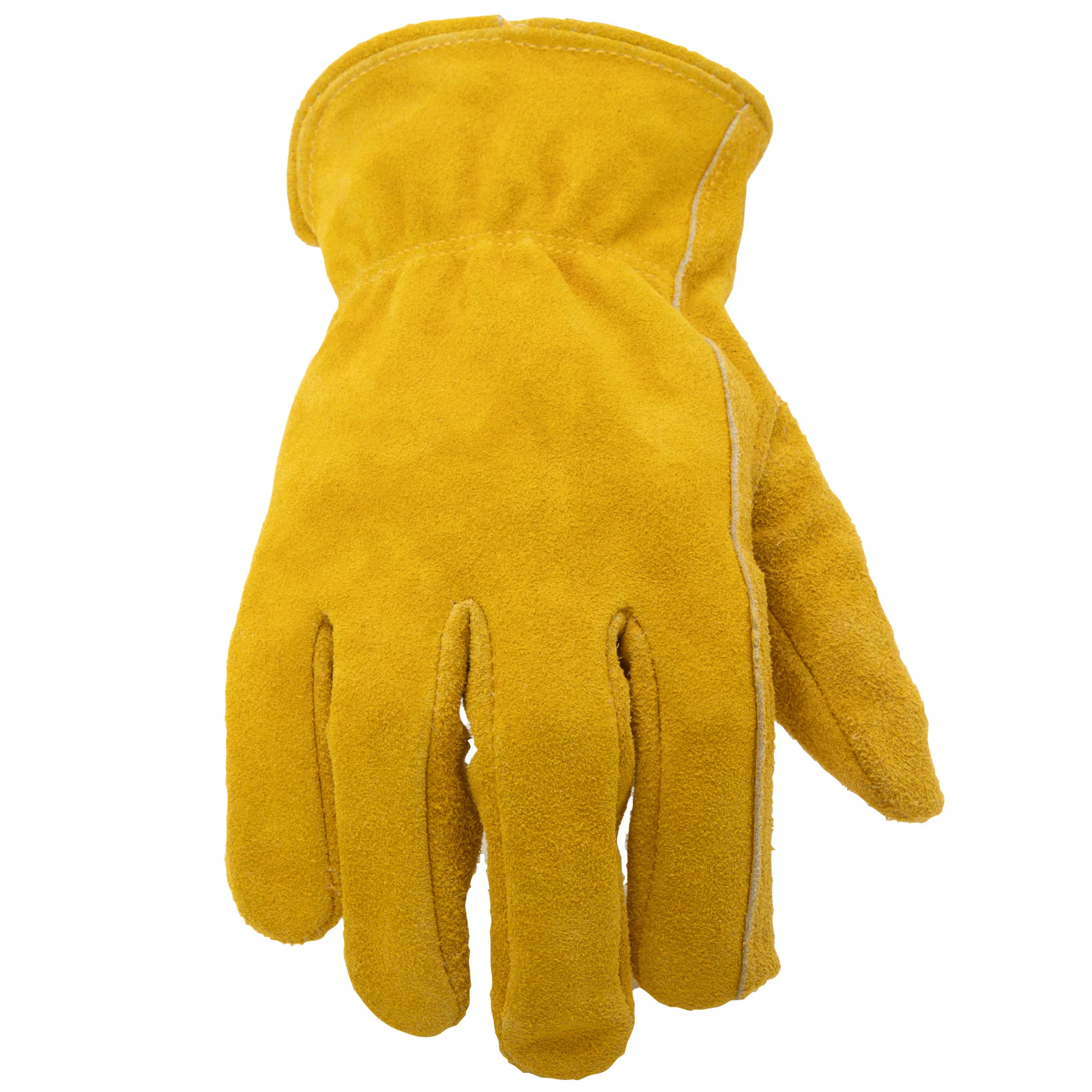 Leather Driver Work Glove in Golden Brown - Image 2