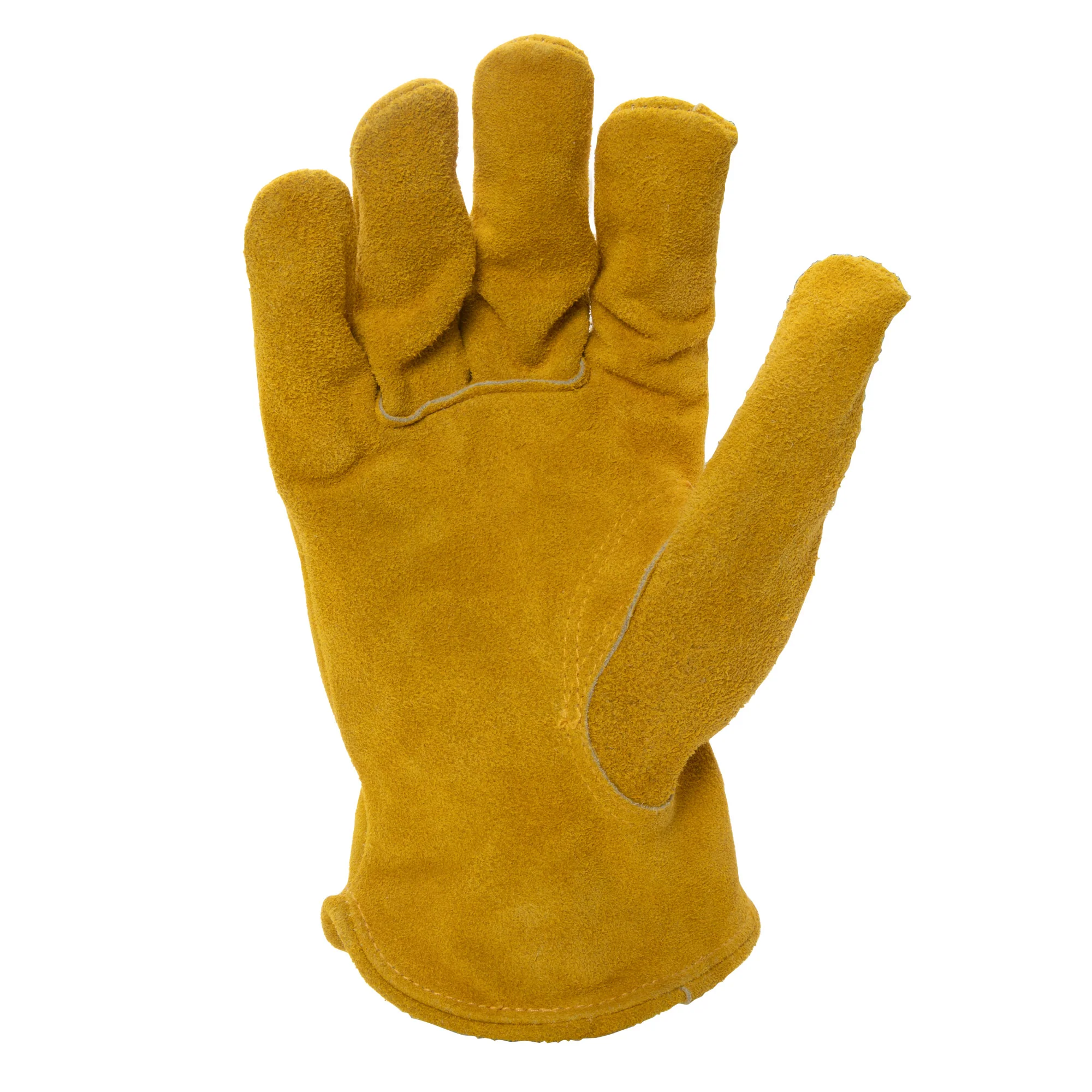 Leather Driver Work Glove in Golden Brown - Image 4