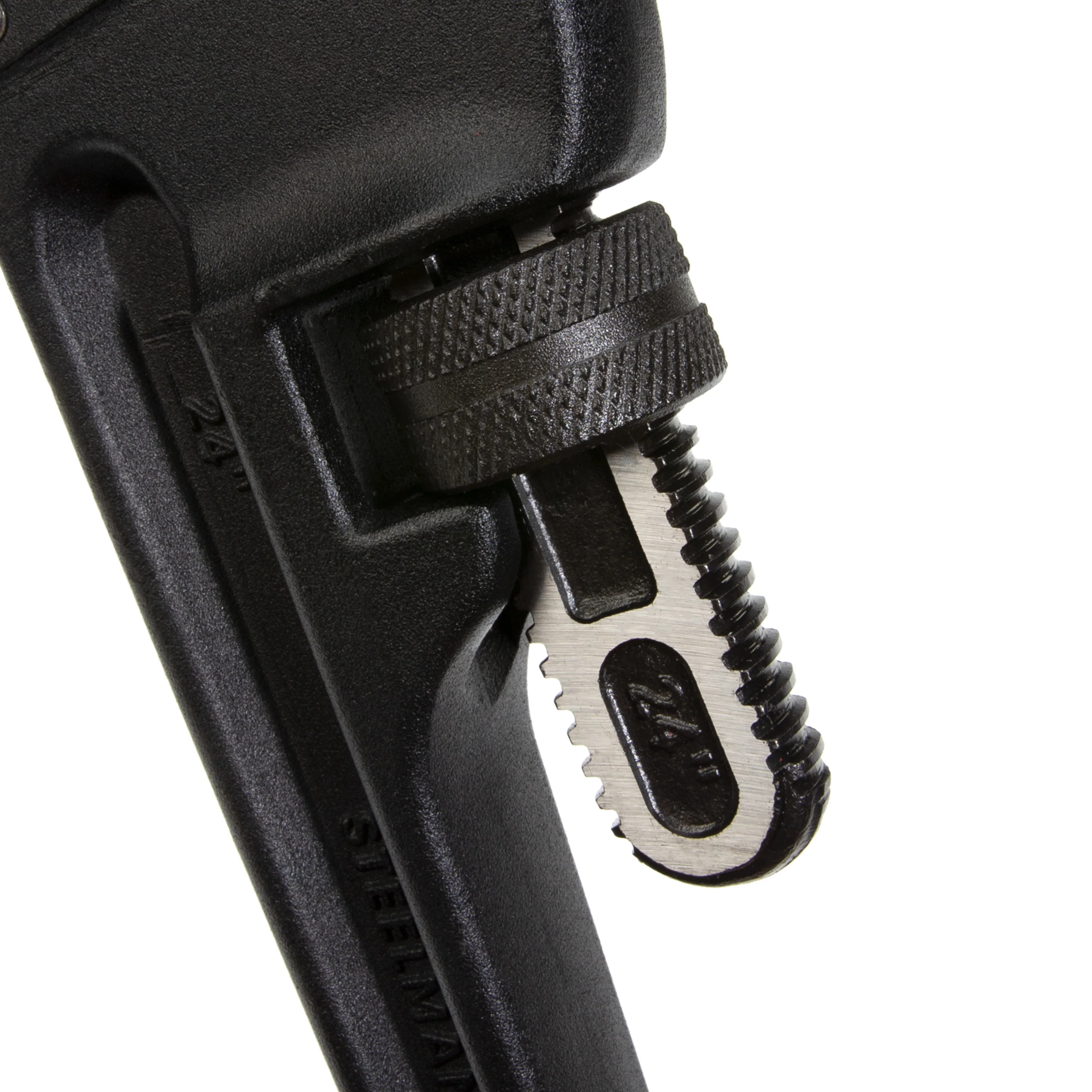 24-Inch Heavy-Duty Cast Aluminum Straight Handle Pipe Wrench - Image 5