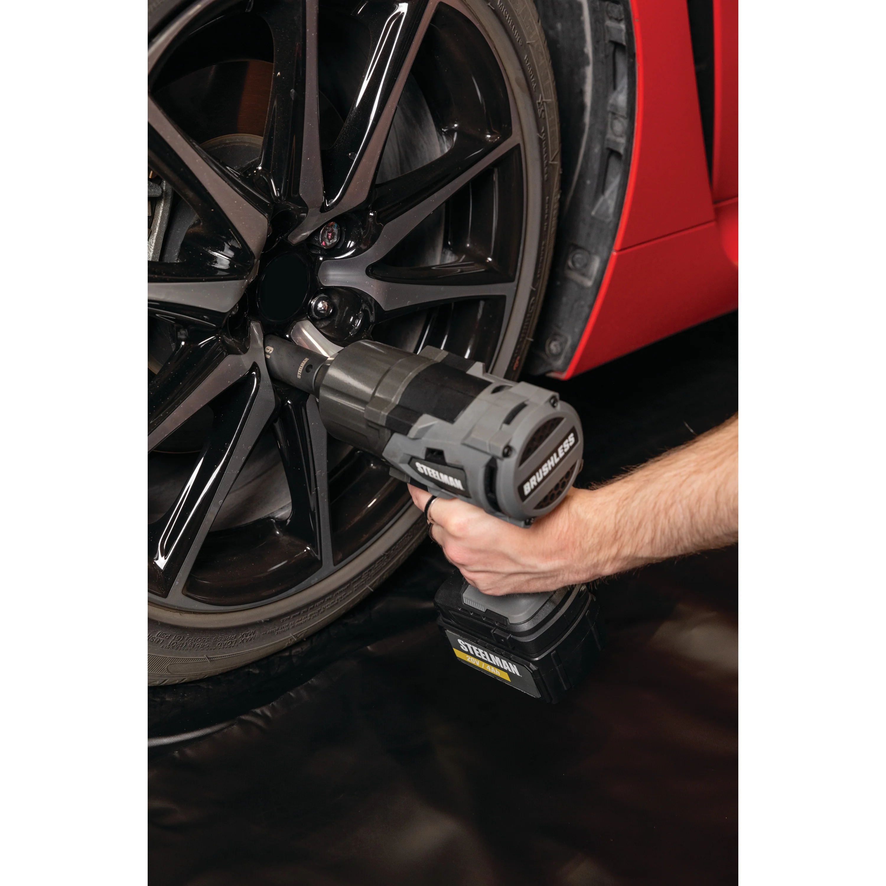 29-Piece 1/2-Inch Drive 6-Point Deep Impact Socket Set, Black - Image 9