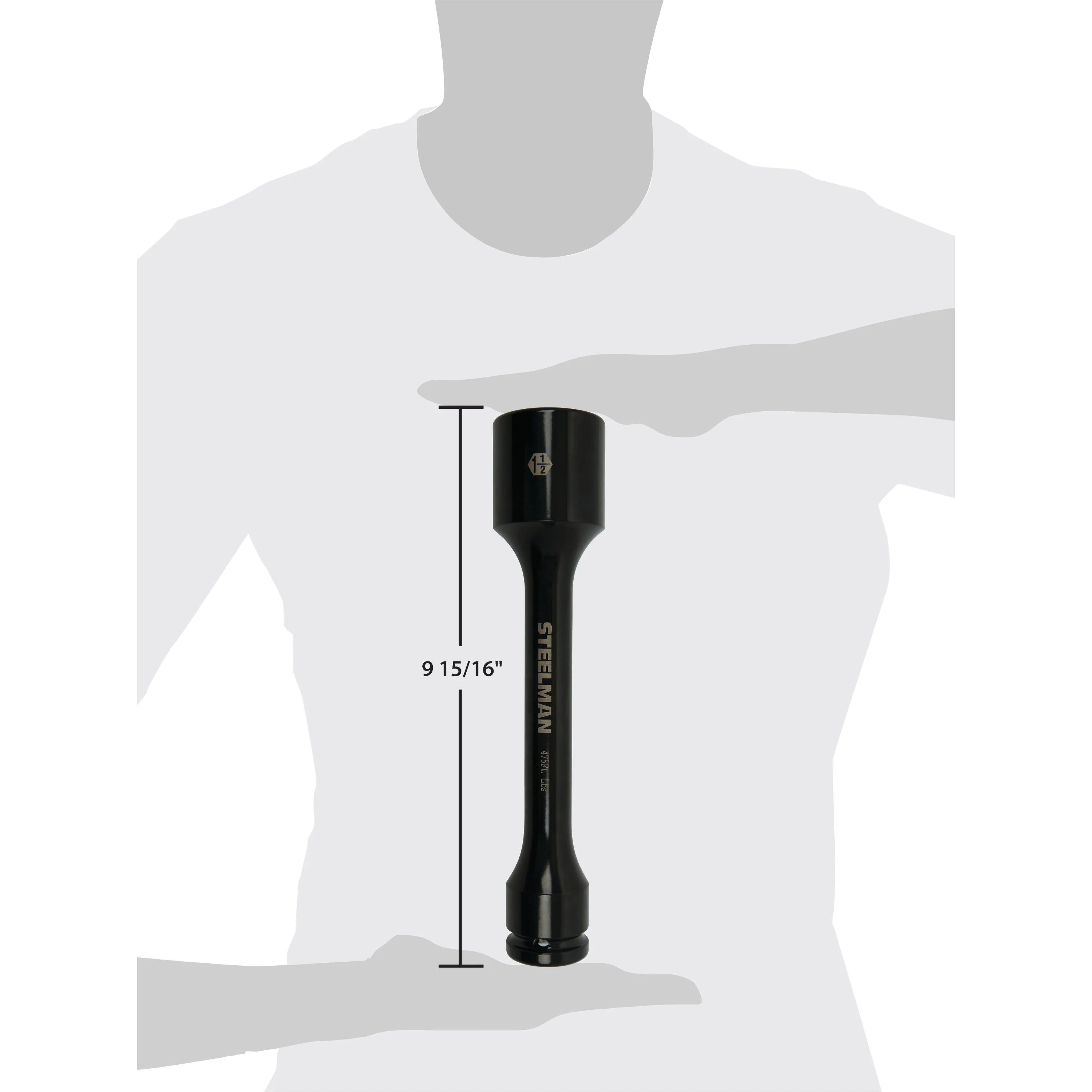 3/4-Inch Drive x 1-1/2-Inch 475 ft-lb Torque Stick, Black - Image 6