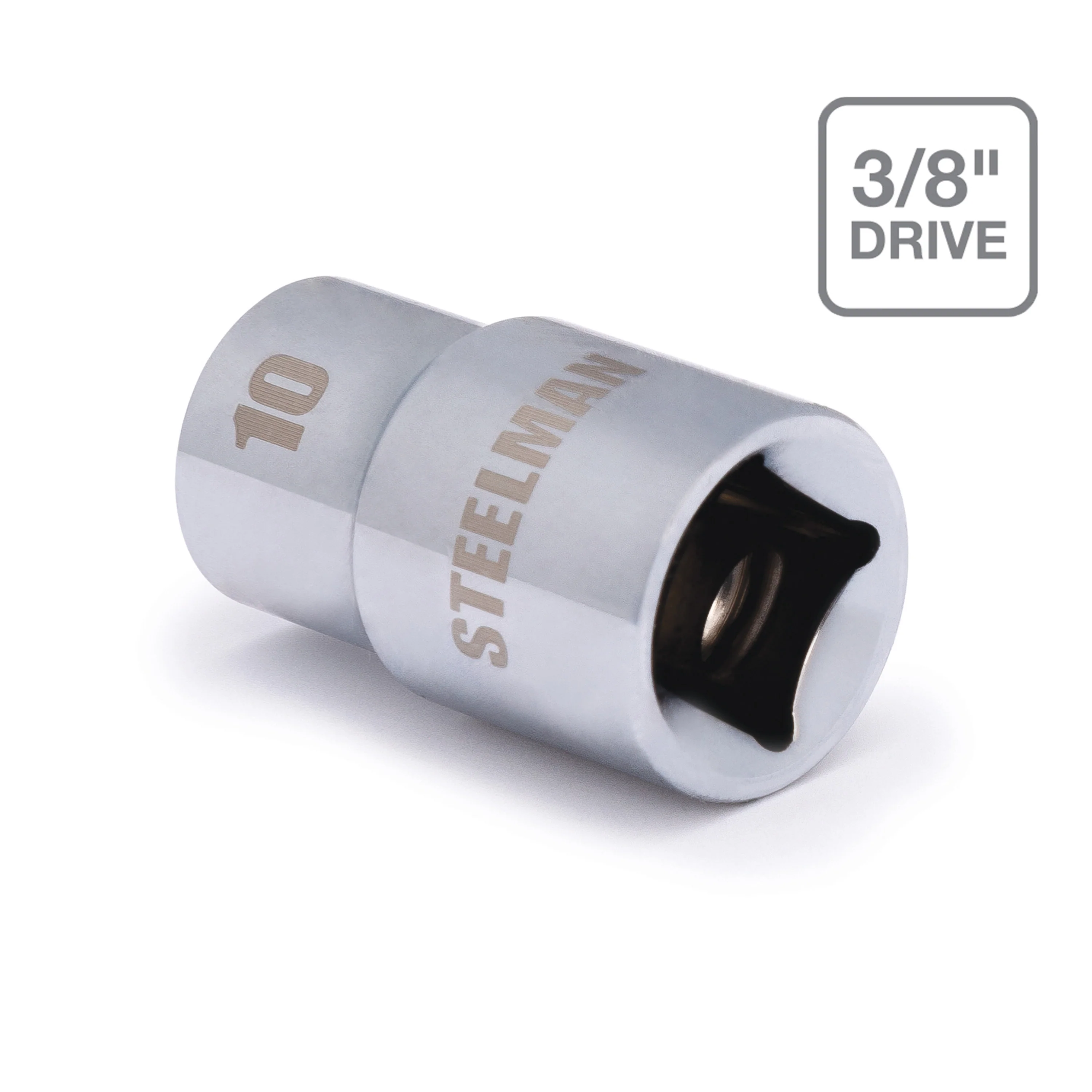 3/8-Inch Drive x 10mm Shallow 6-Point Metric Single Socket - Image 4