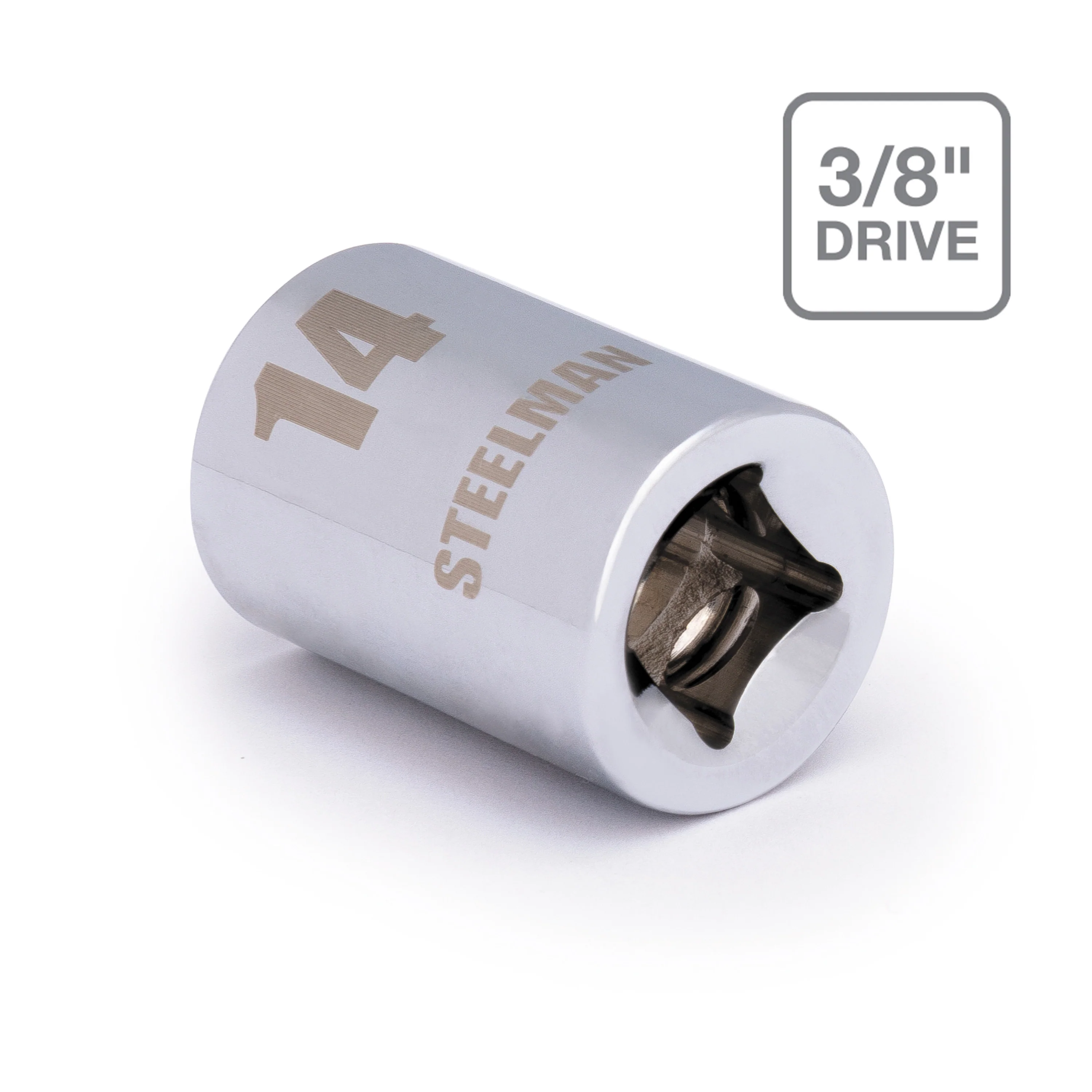 3/8-Inch Drive x 14mm Shallow 6-Point Socket - Image 4