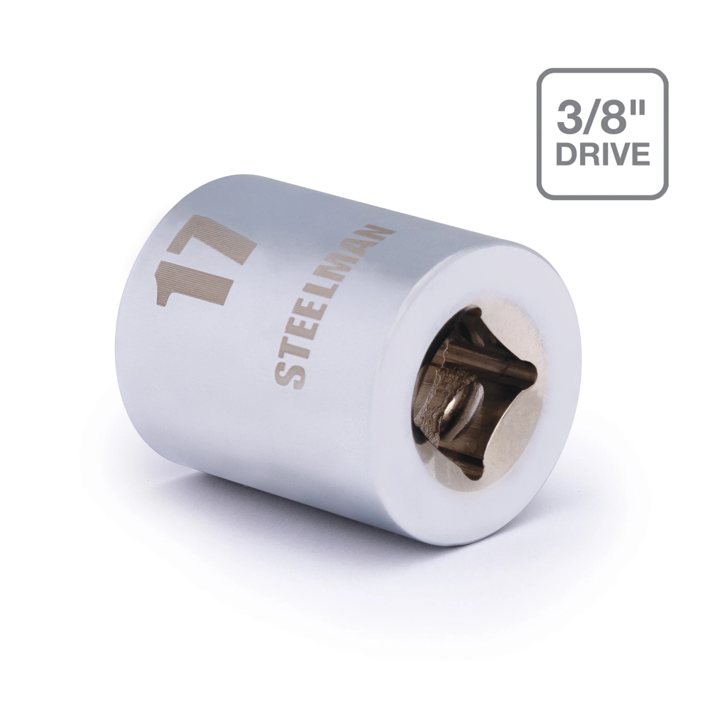 3/8-Inch Drive x 17mm Shallow 6-Point Socket - Image 4