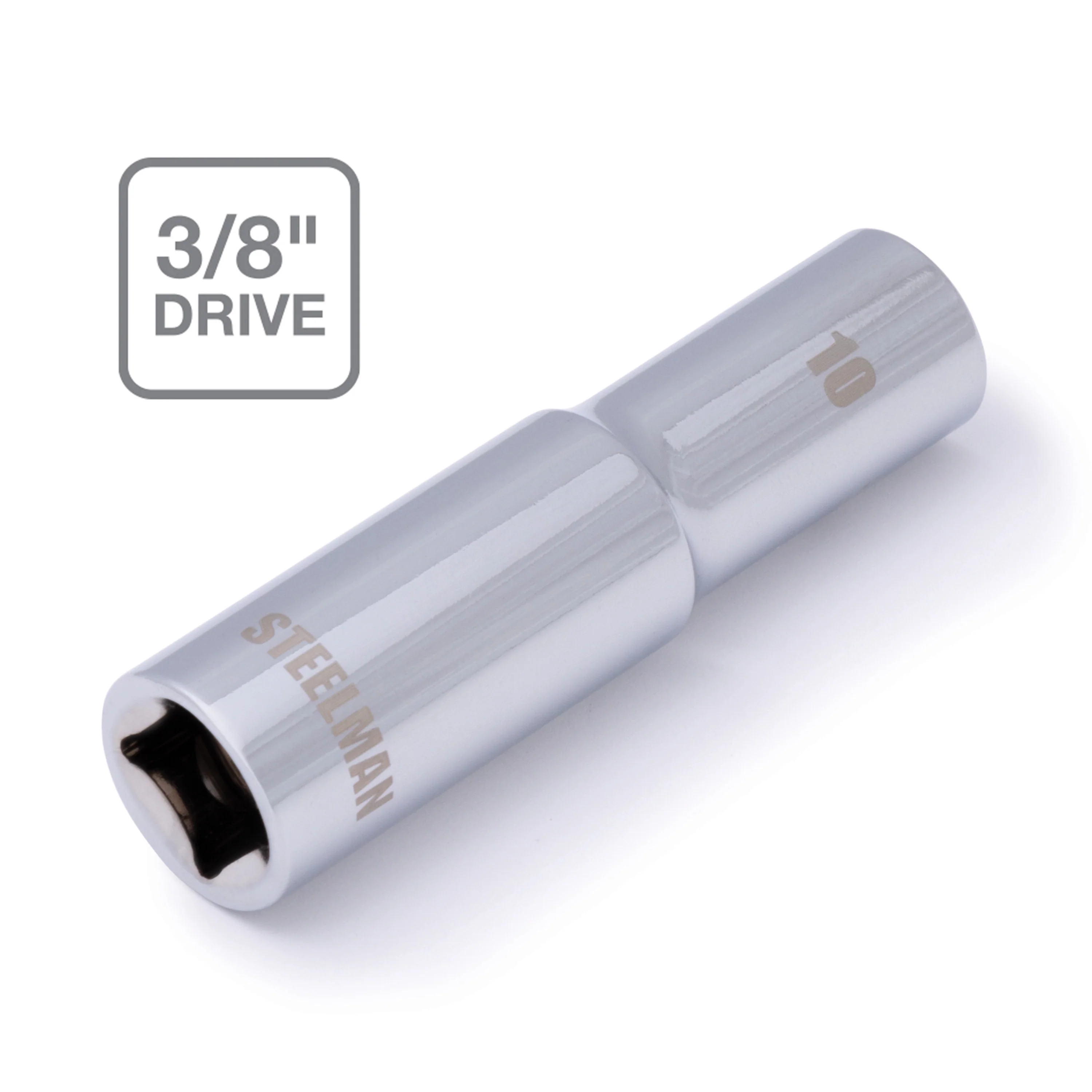 3/8-Inch Drive x 10mm Deep Well 6-Point Socket - Image 4