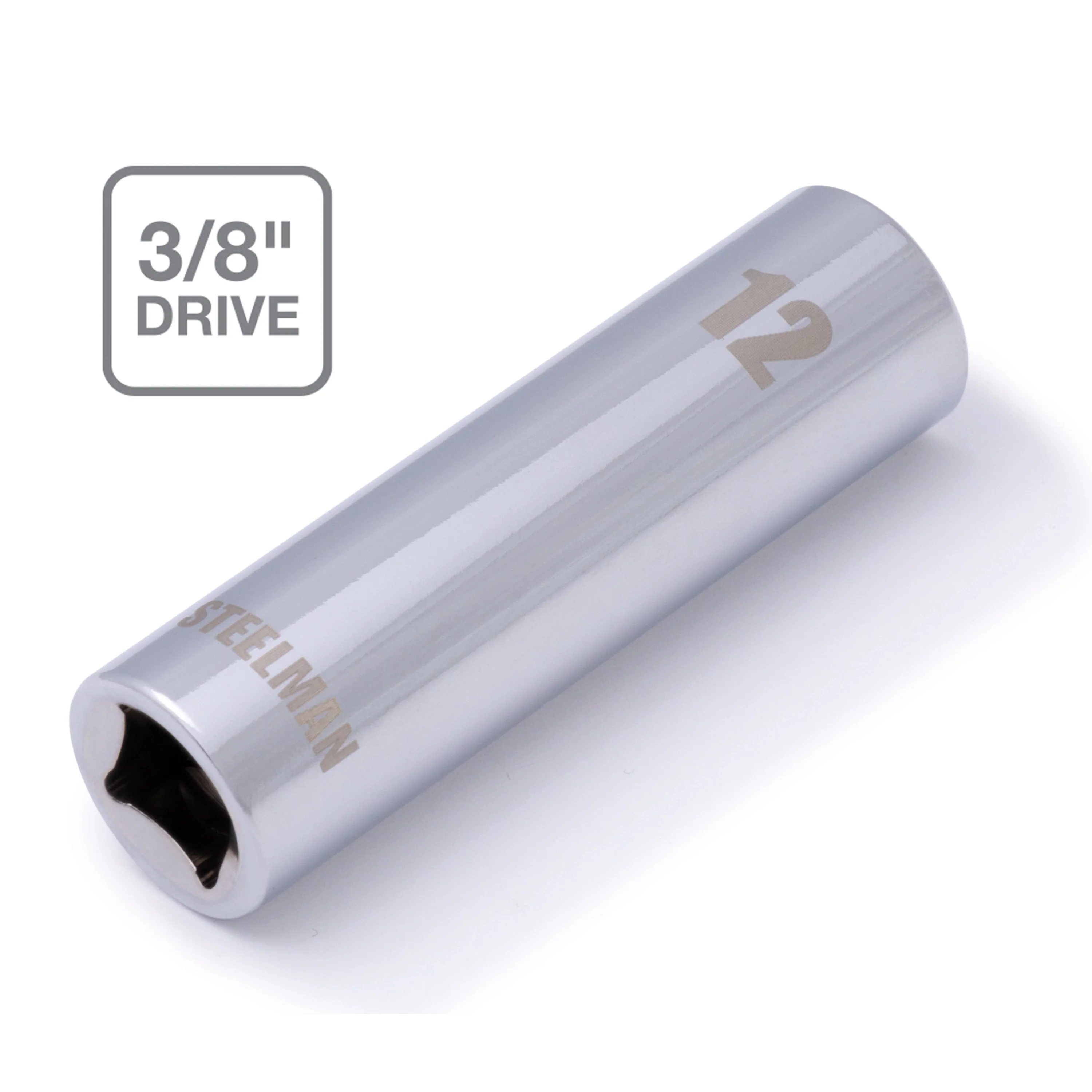 3/8-Inch Drive x 12mm Deep Well 6-Point Socket - Image 4