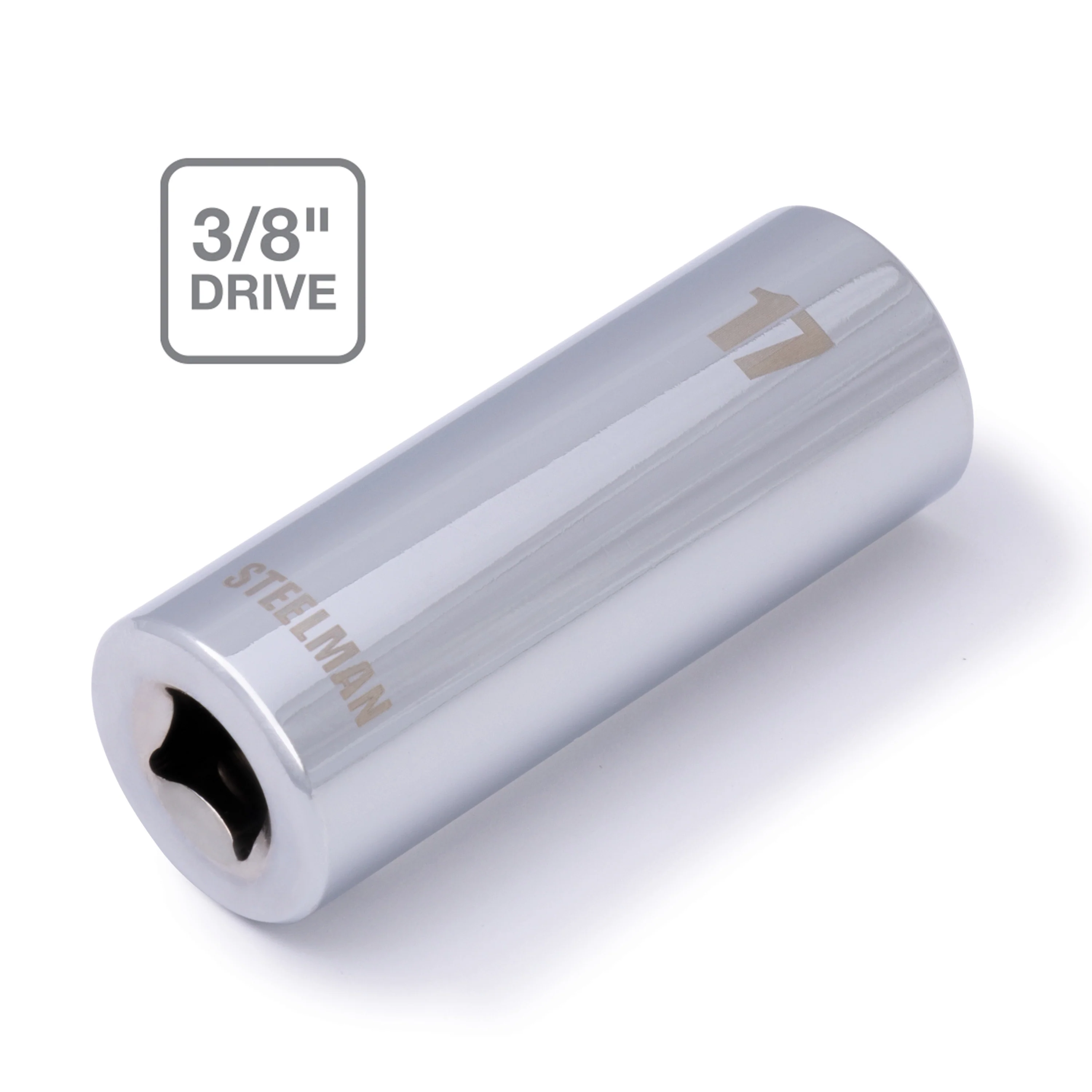 3/8-Inch Drive x 17mm Deep Well 6-Point Socket - Image 4