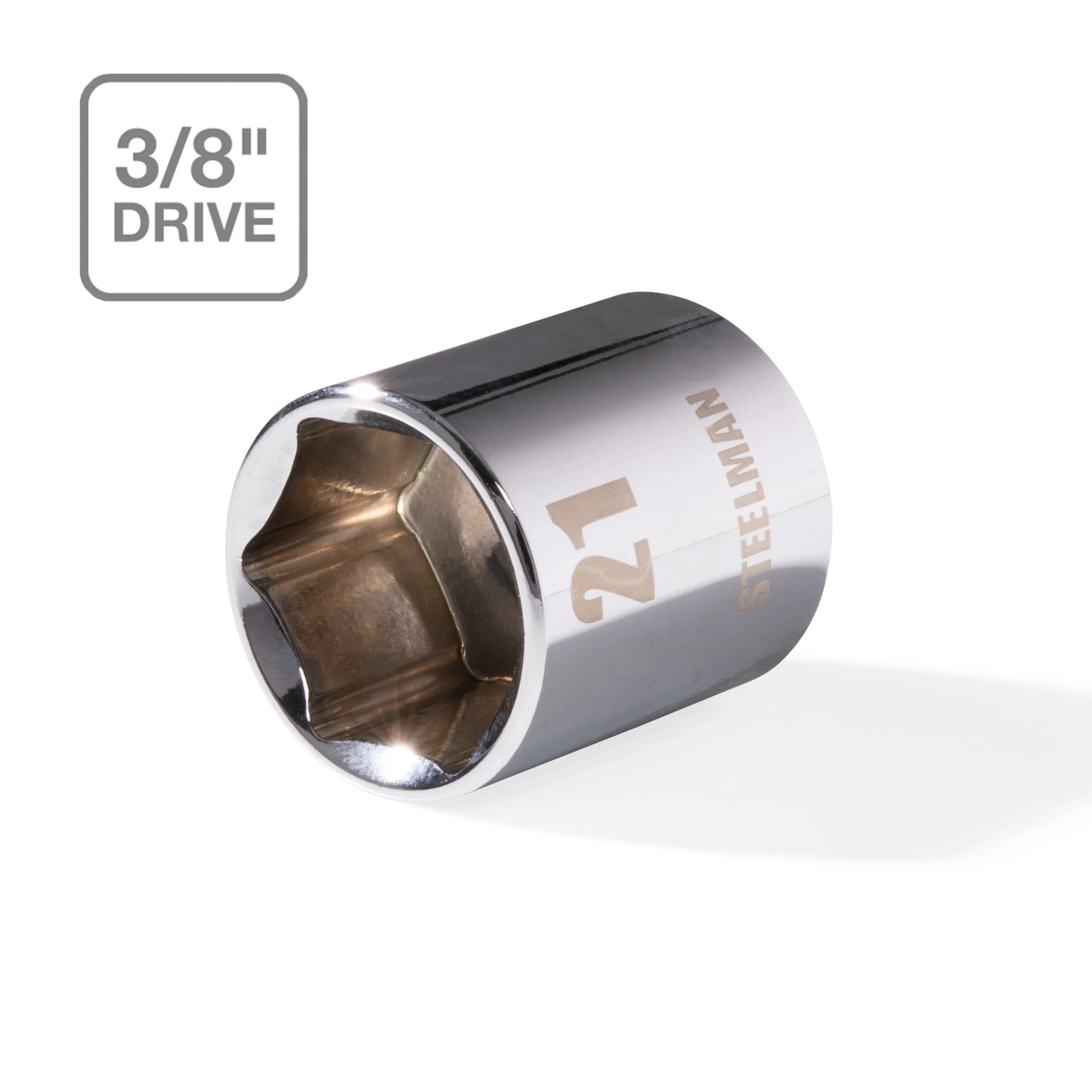3/8-Inch Drive x 21mm 6-Point Socket - Image 4
