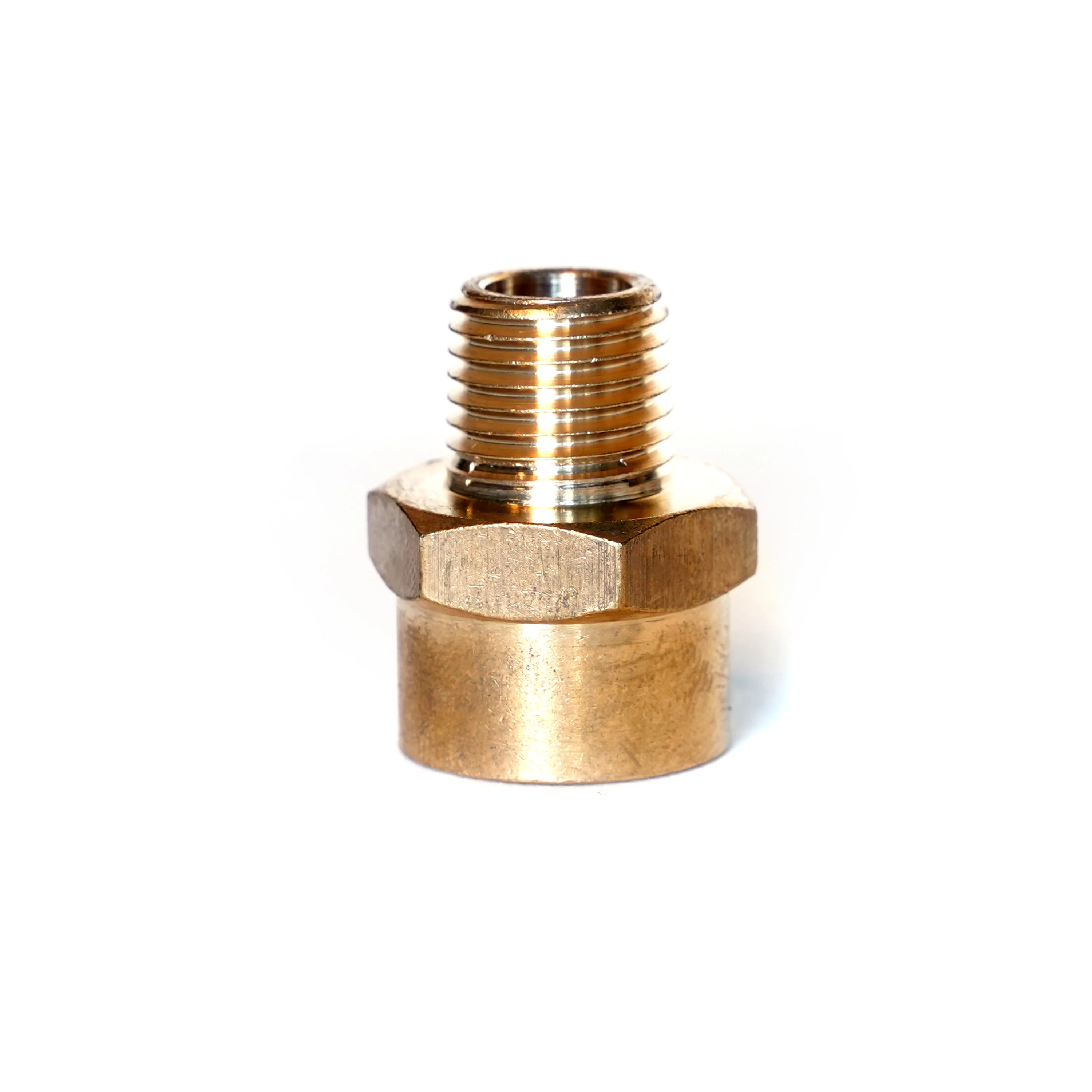3/8-Inch Male to 1/4-Inch Male NPT Brass Reducer Fitting for Pneumatic Hoses - Image 4