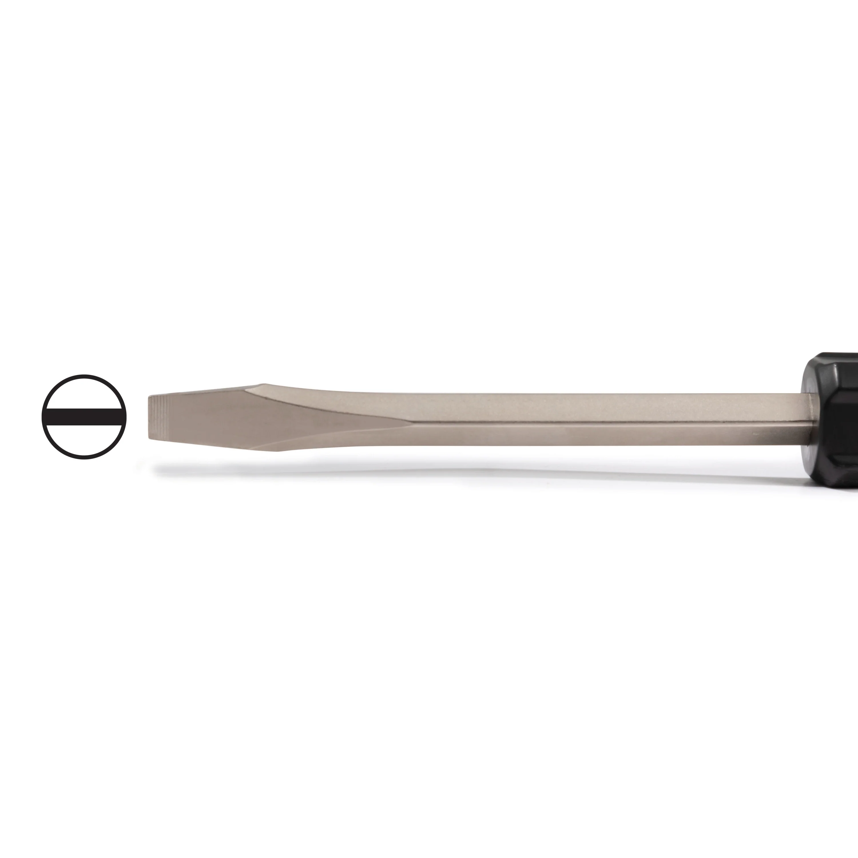 3/8-Inch x 6-Inch Slotted Tip Screwdriver with Fluted Handle - Image 5